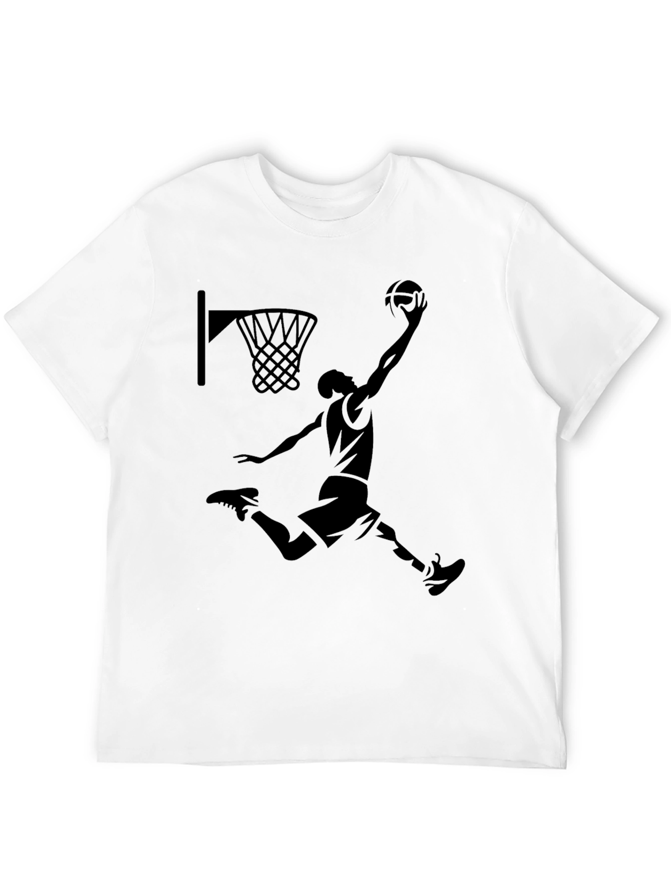 Slam Dunk Graphic T-Shirt - Black Cotton Tee