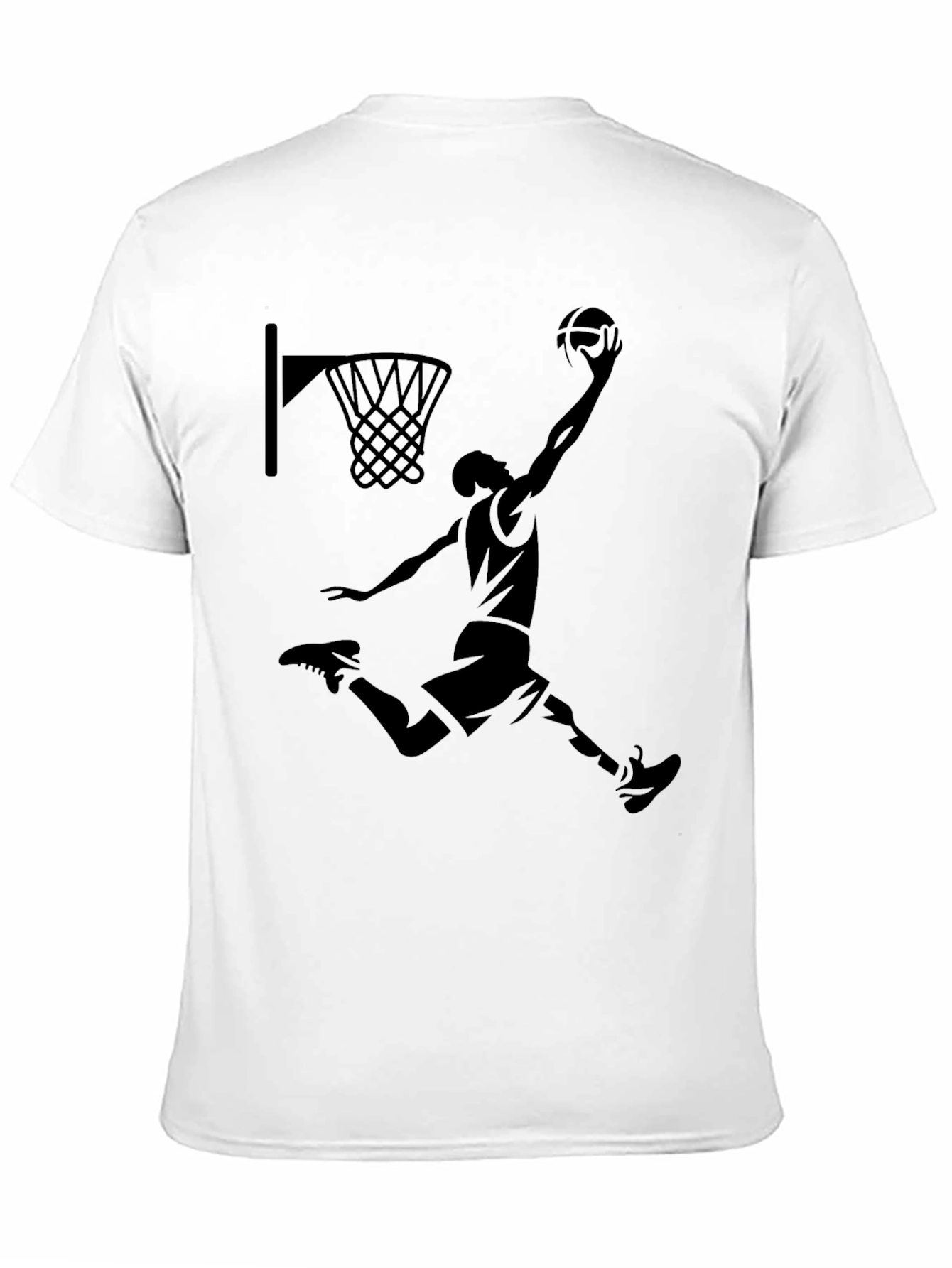 Slam Dunk Graphic T-Shirt - Black Cotton Tee