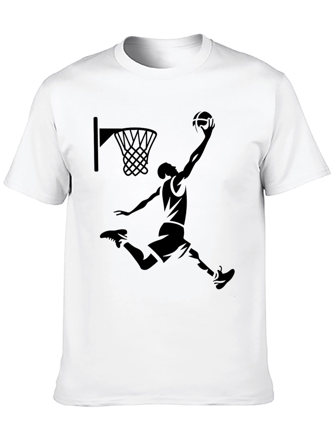 Slam Dunk Graphic T-Shirt - Black Cotton Tee
