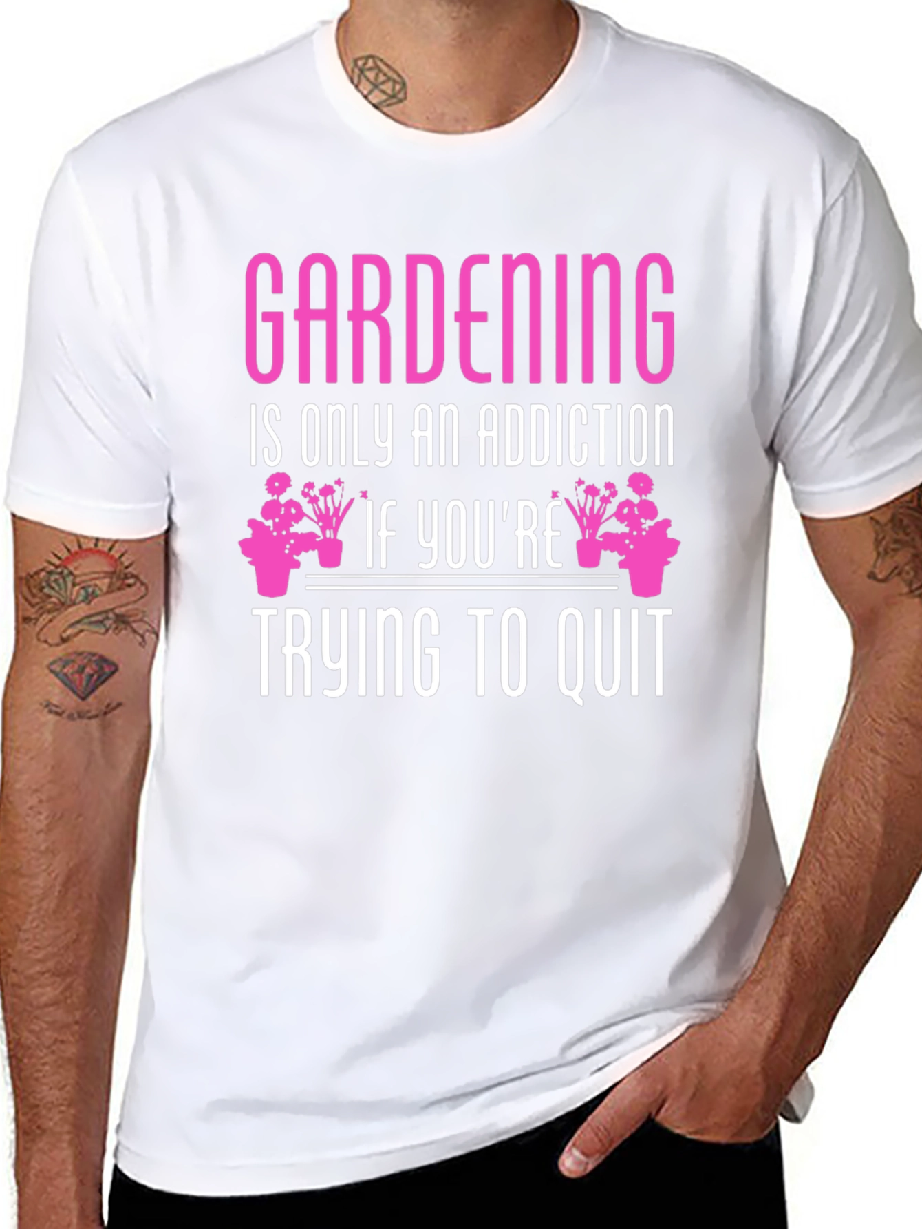 Gardening Addiction T-Shirt - Funny Gardener Tee