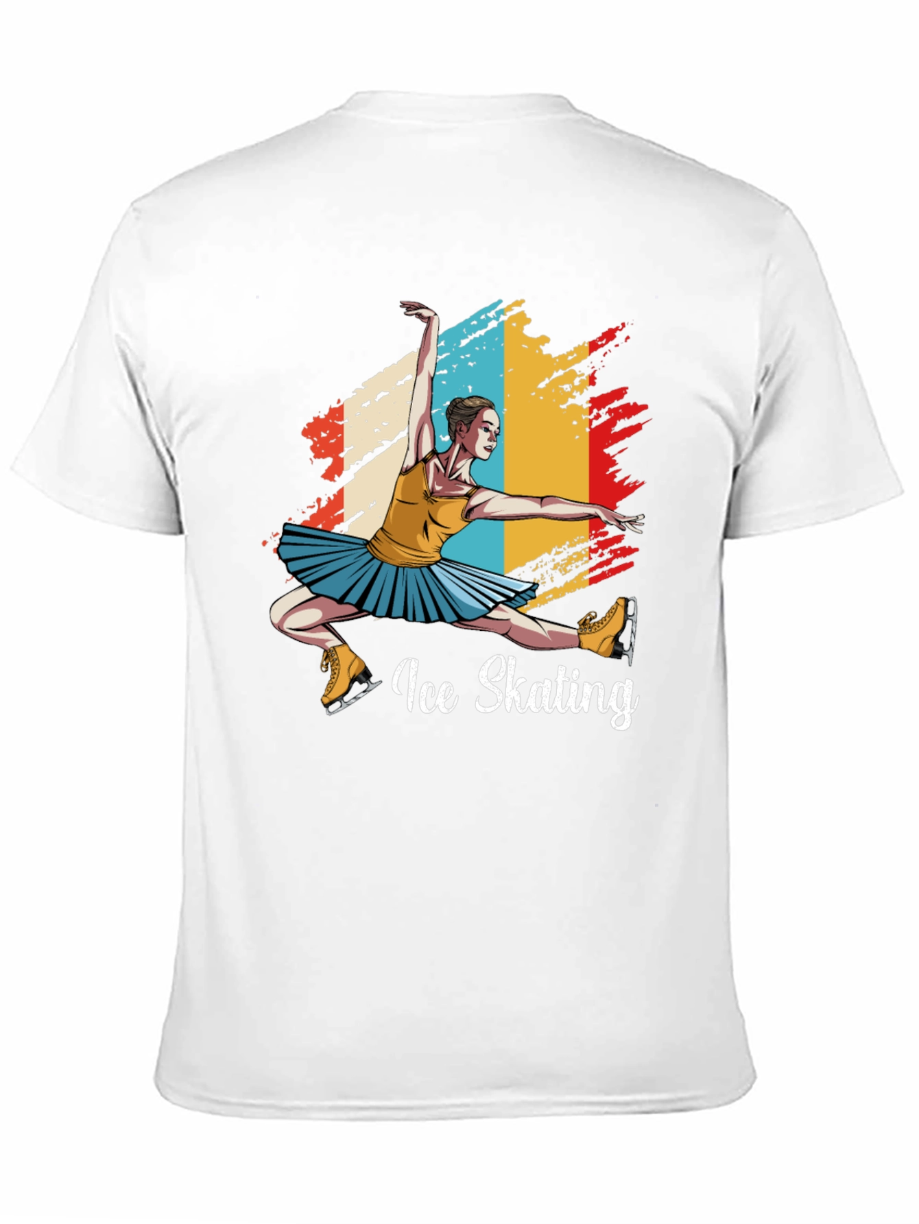 Ice Skating Graphic Tee - Retro Style
