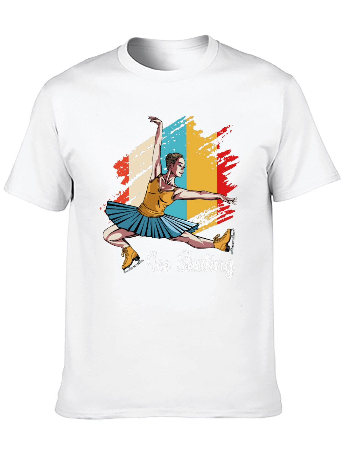 Ice Skating Graphic Tee - Retro Style
