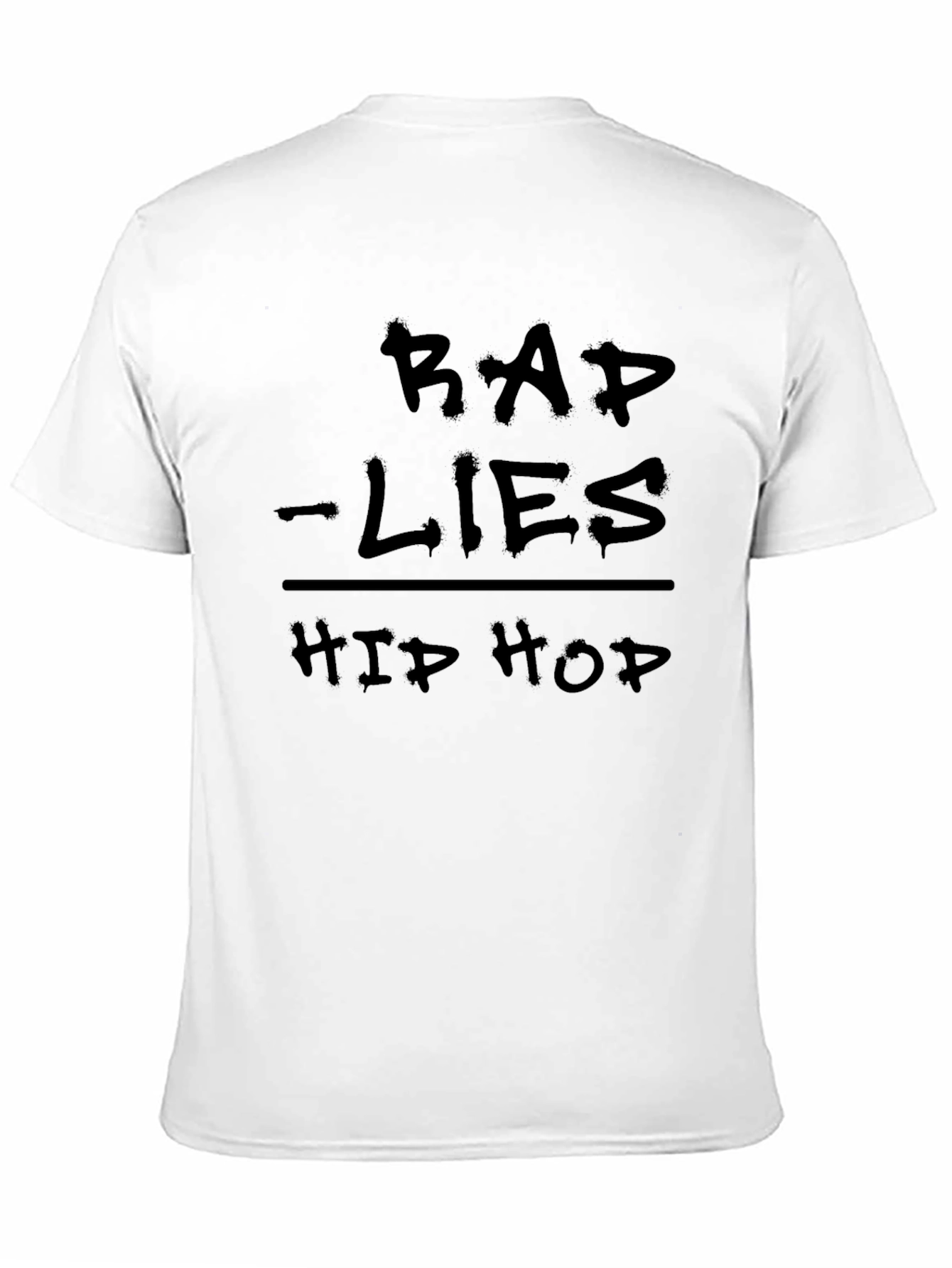 Rap Lies Over Hip Hop Graphic T-Shirt