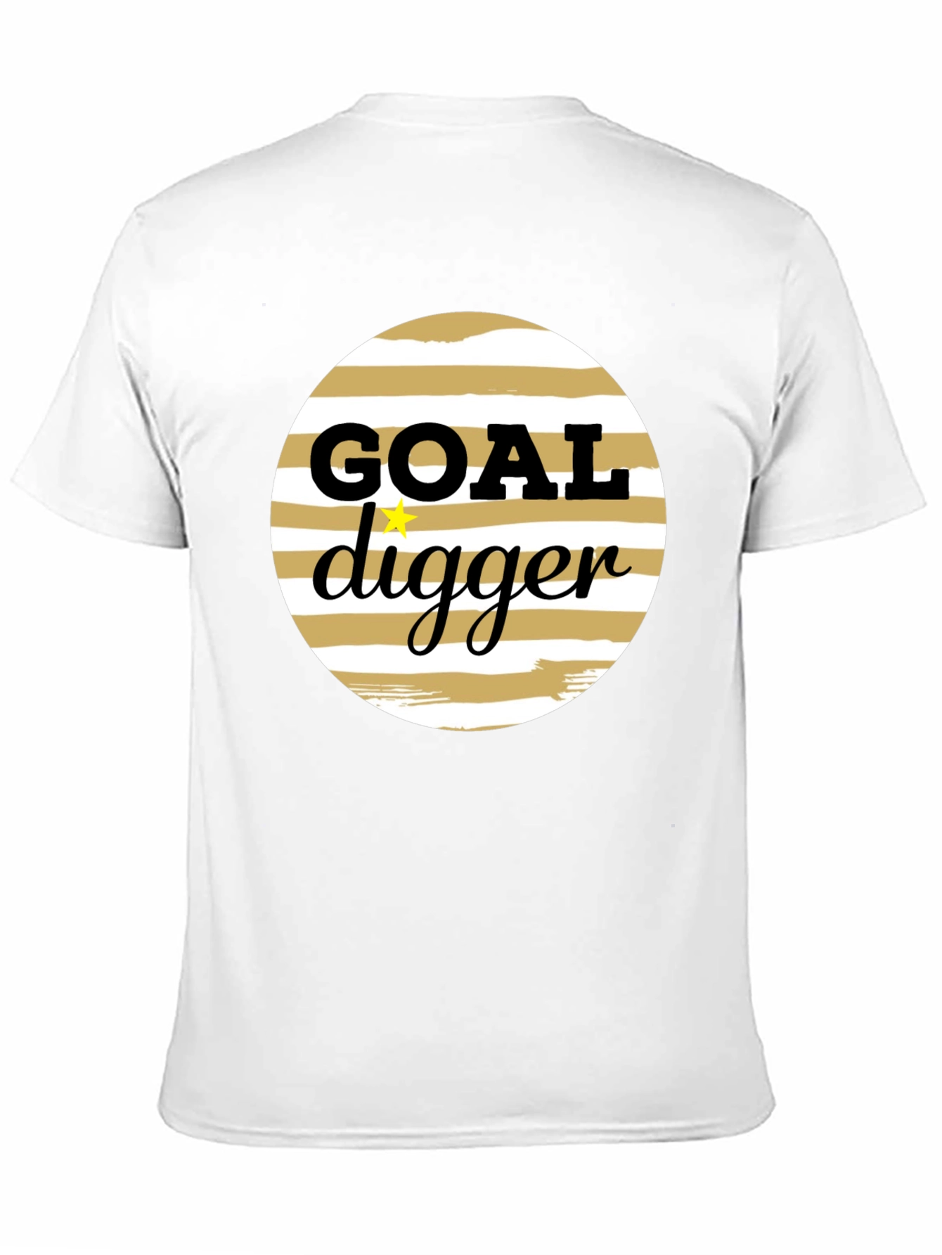 Goal Digger Graphic Tee - Black Crew Neck