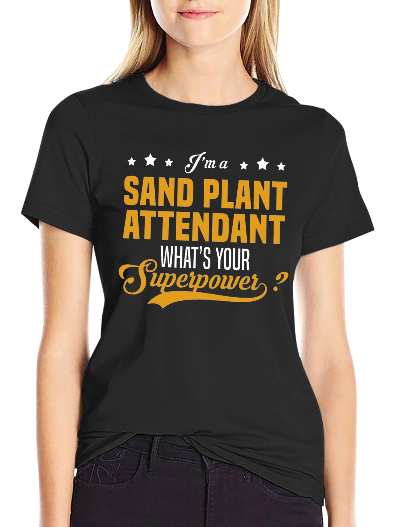 Sand Plant Attendant Superpower T-Shirt