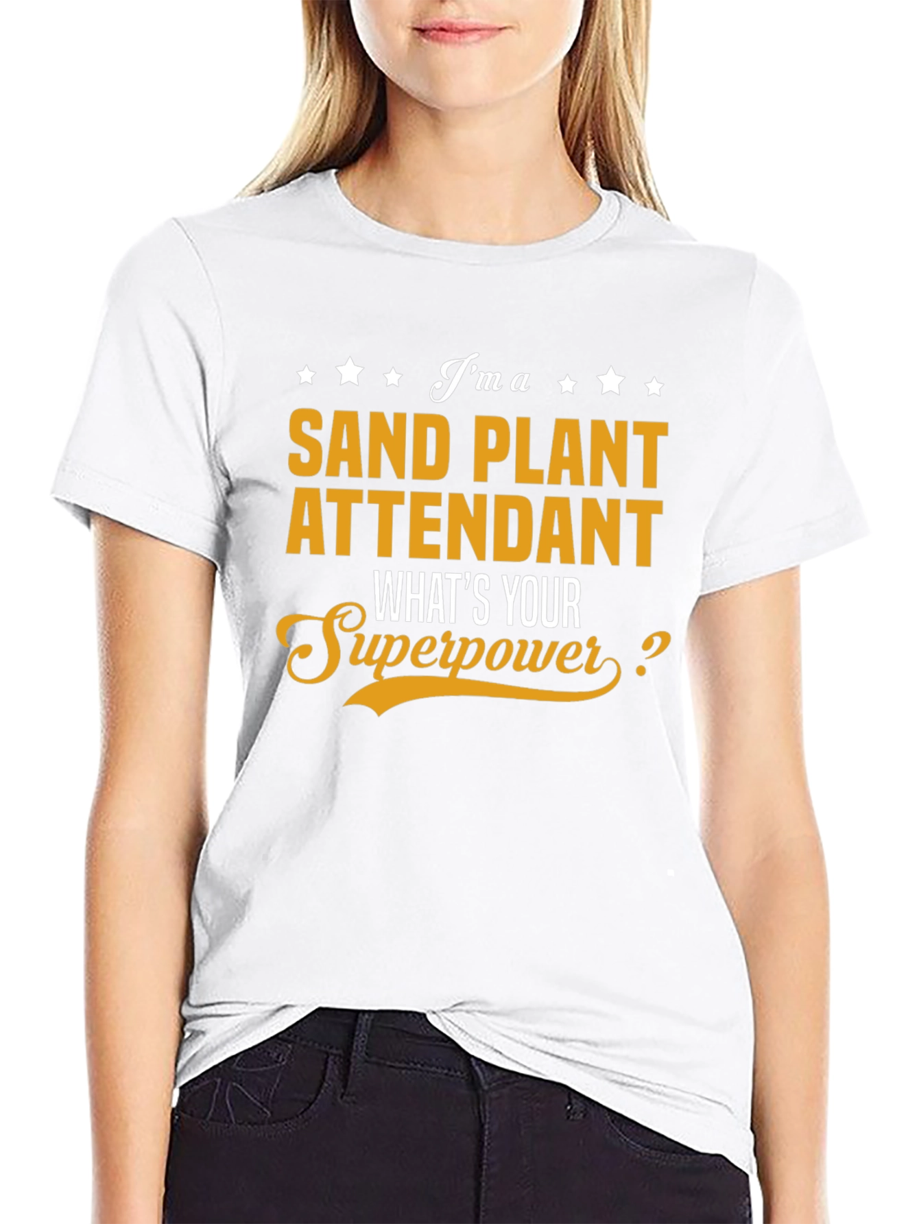 Sand Plant Attendant Superpower T-Shirt
