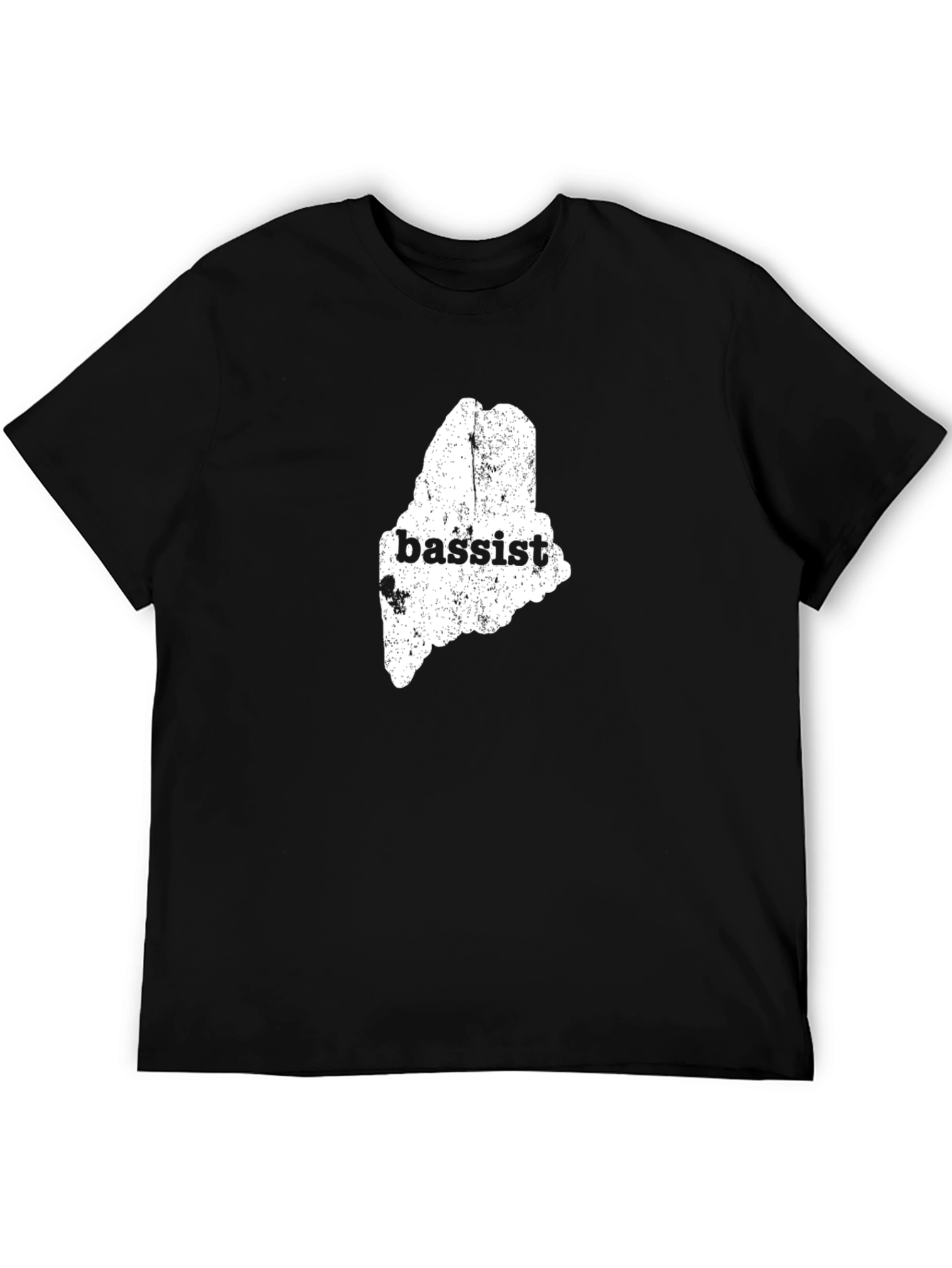 Maine Bassist T-Shirt - Unisex Black Tee