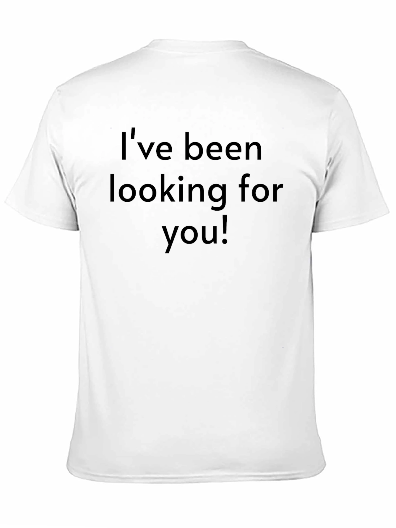 Looking For You! Mens Black Graphic Tee