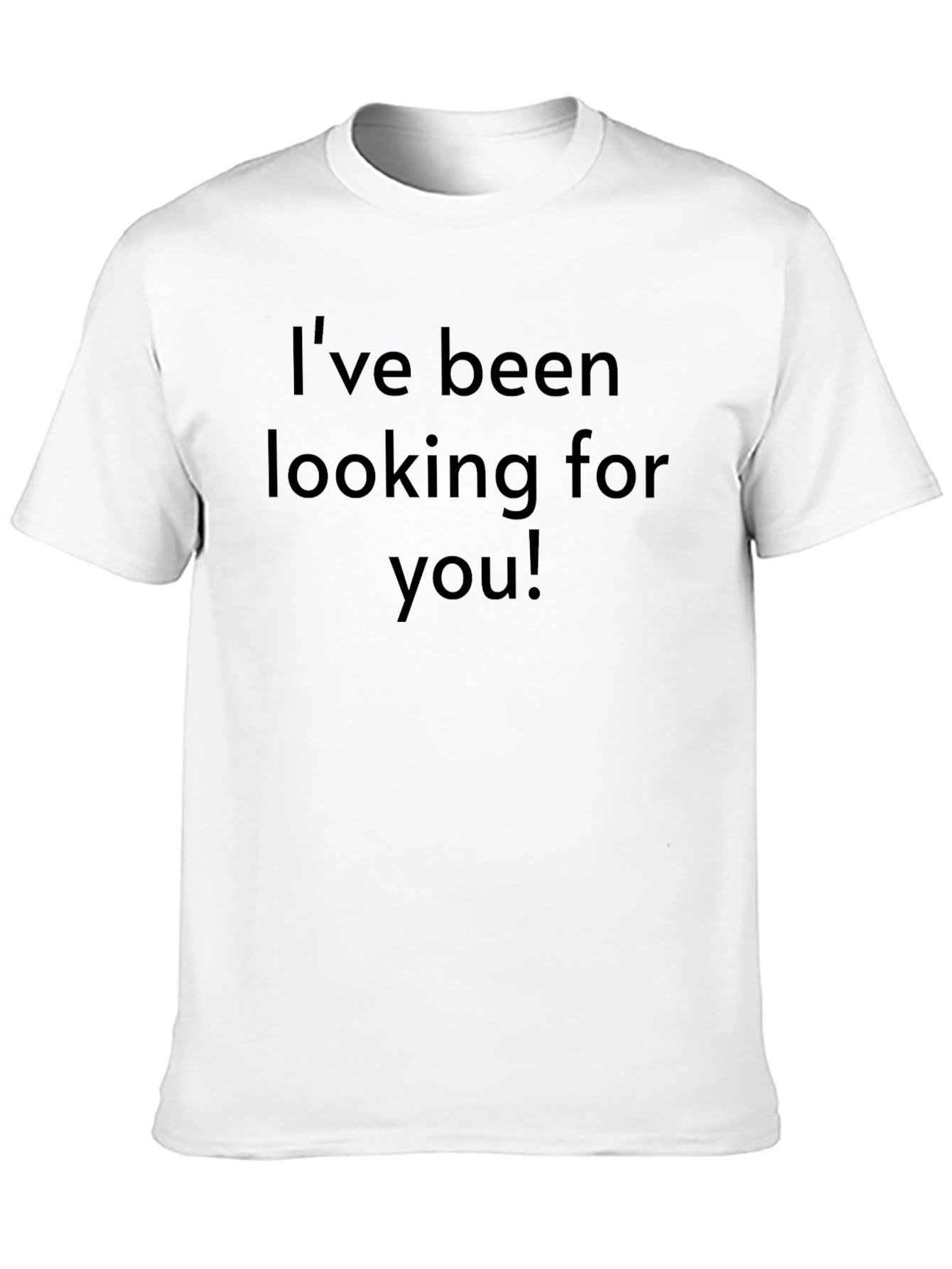 Looking For You! Mens Black Graphic Tee