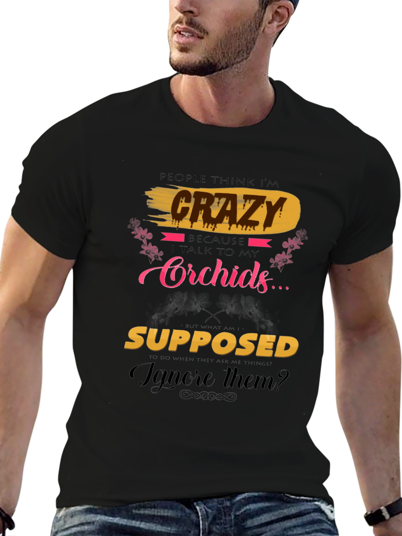 Crazy About Orchids T-Shirt