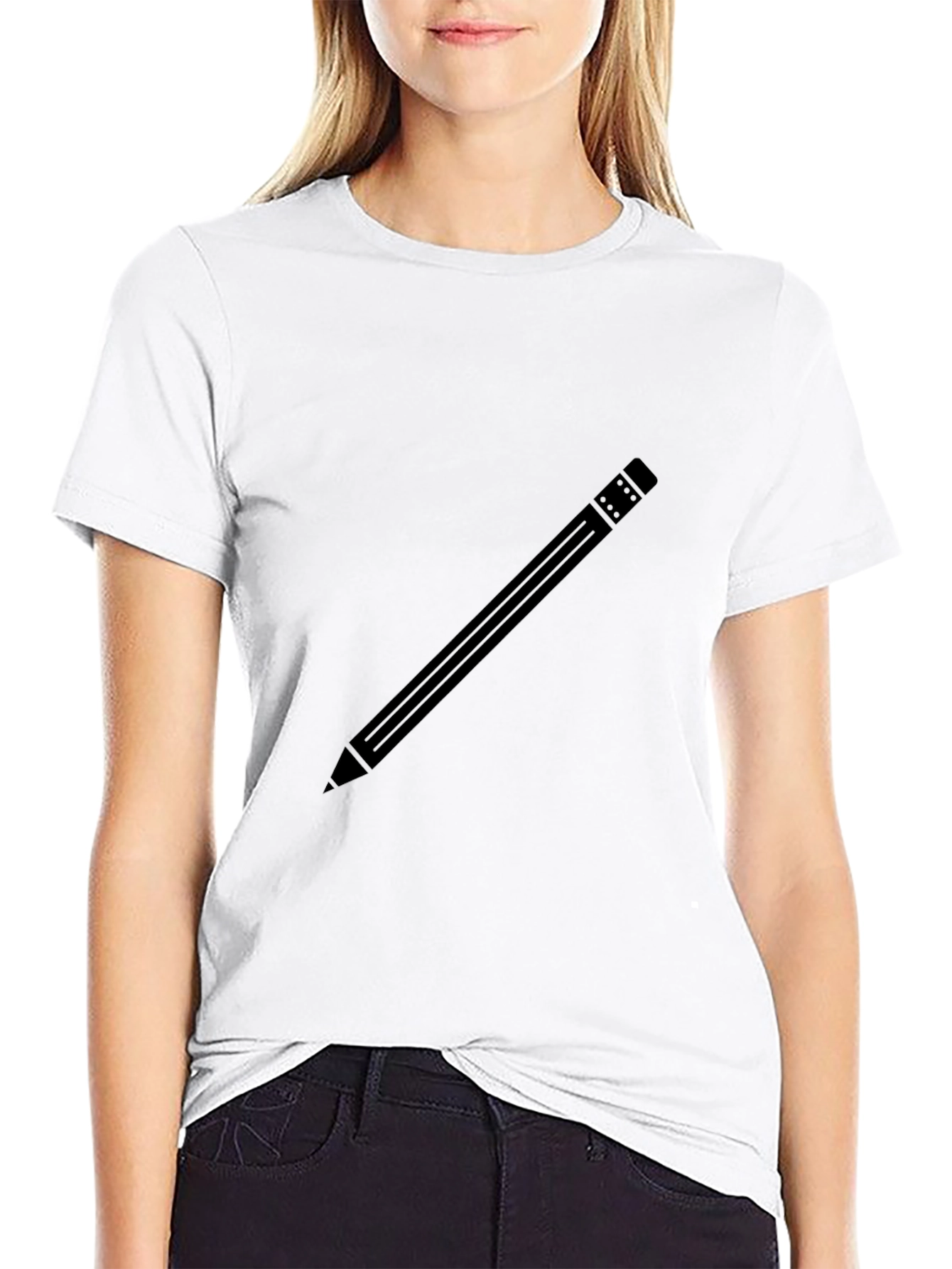 Pencil Graphic T-Shirt - Classic Tee