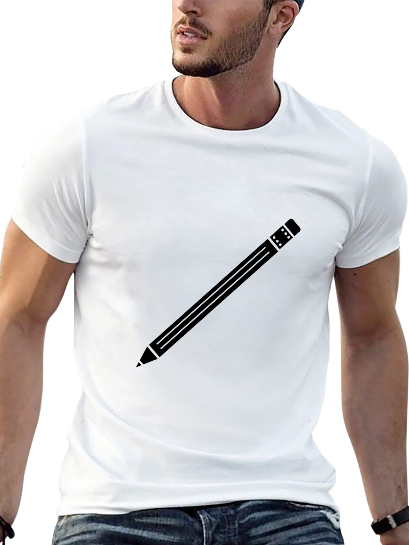 Pencil Graphic T-Shirt - Classic Tee