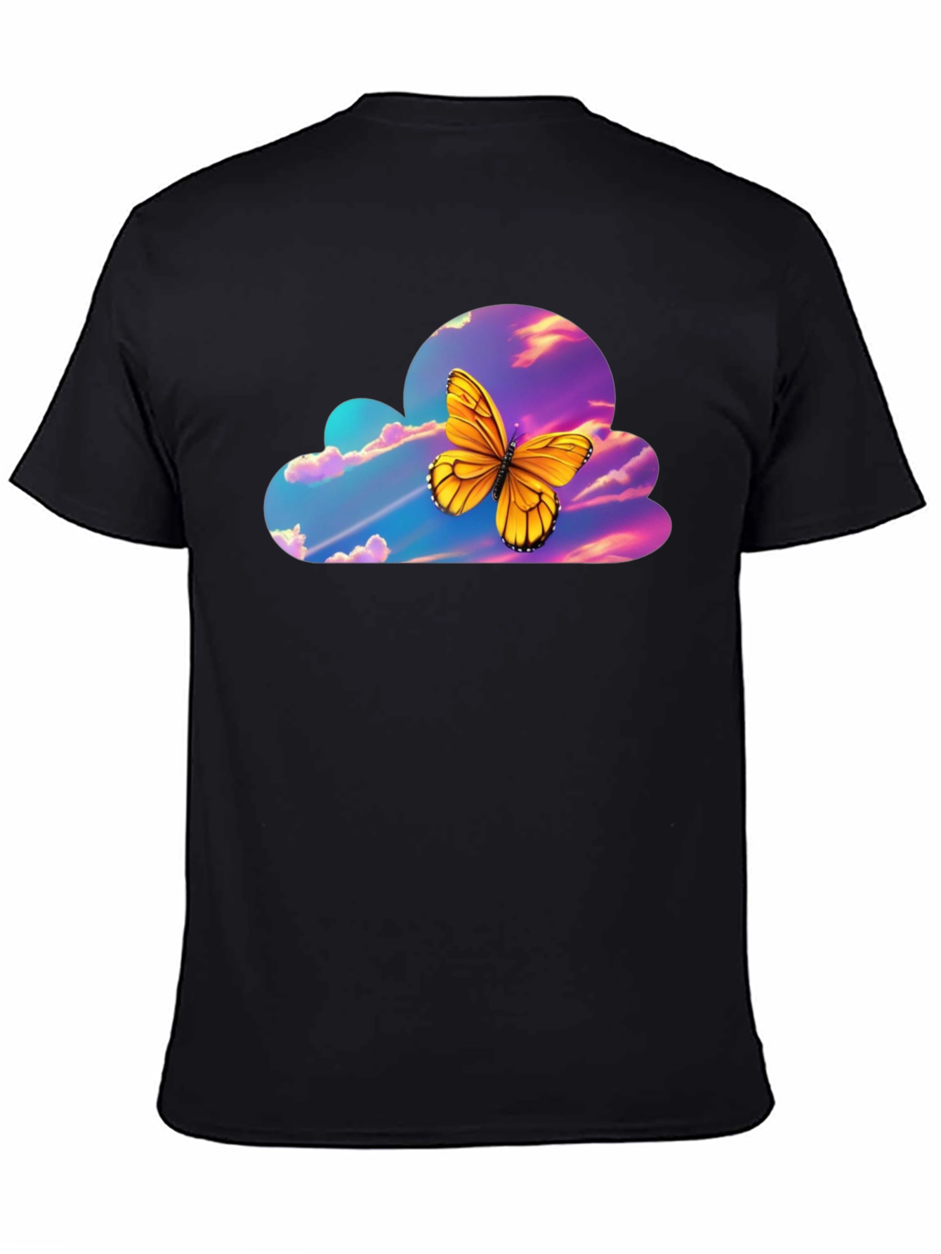 Butterfly Cloud Graphic T-Shirt