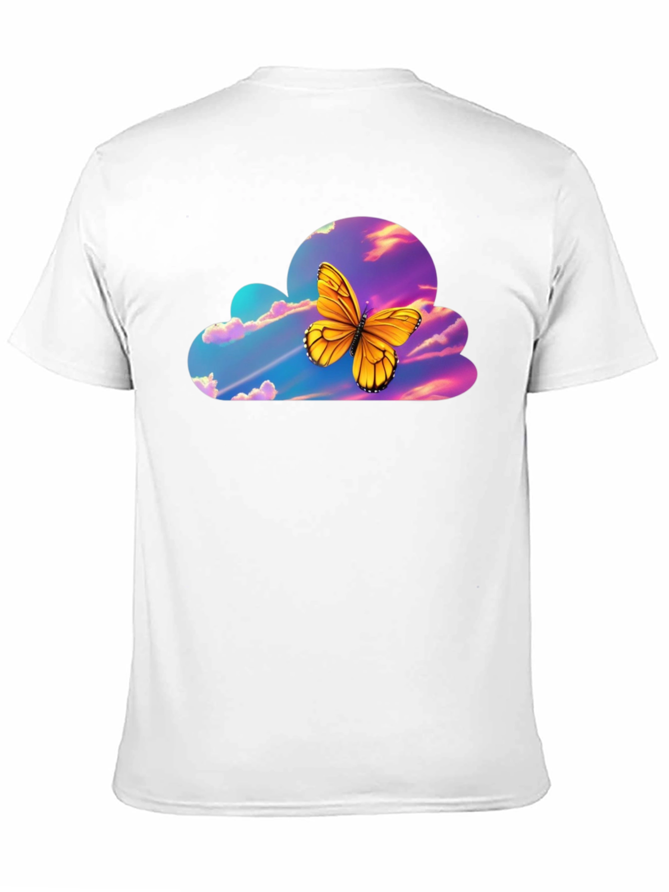 Butterfly Cloud Graphic T-Shirt