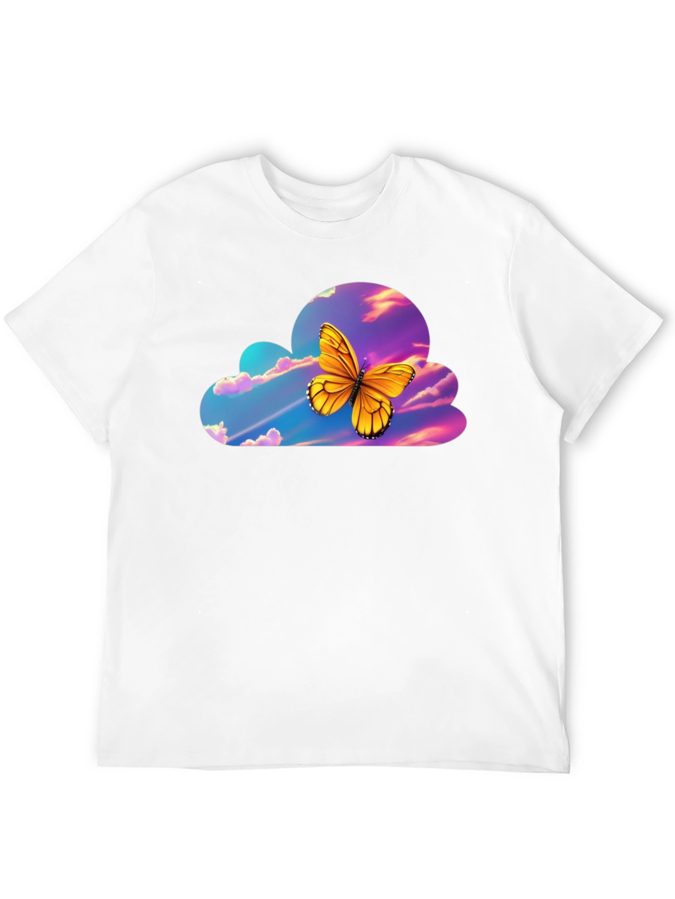 Butterfly Cloud Graphic T-Shirt