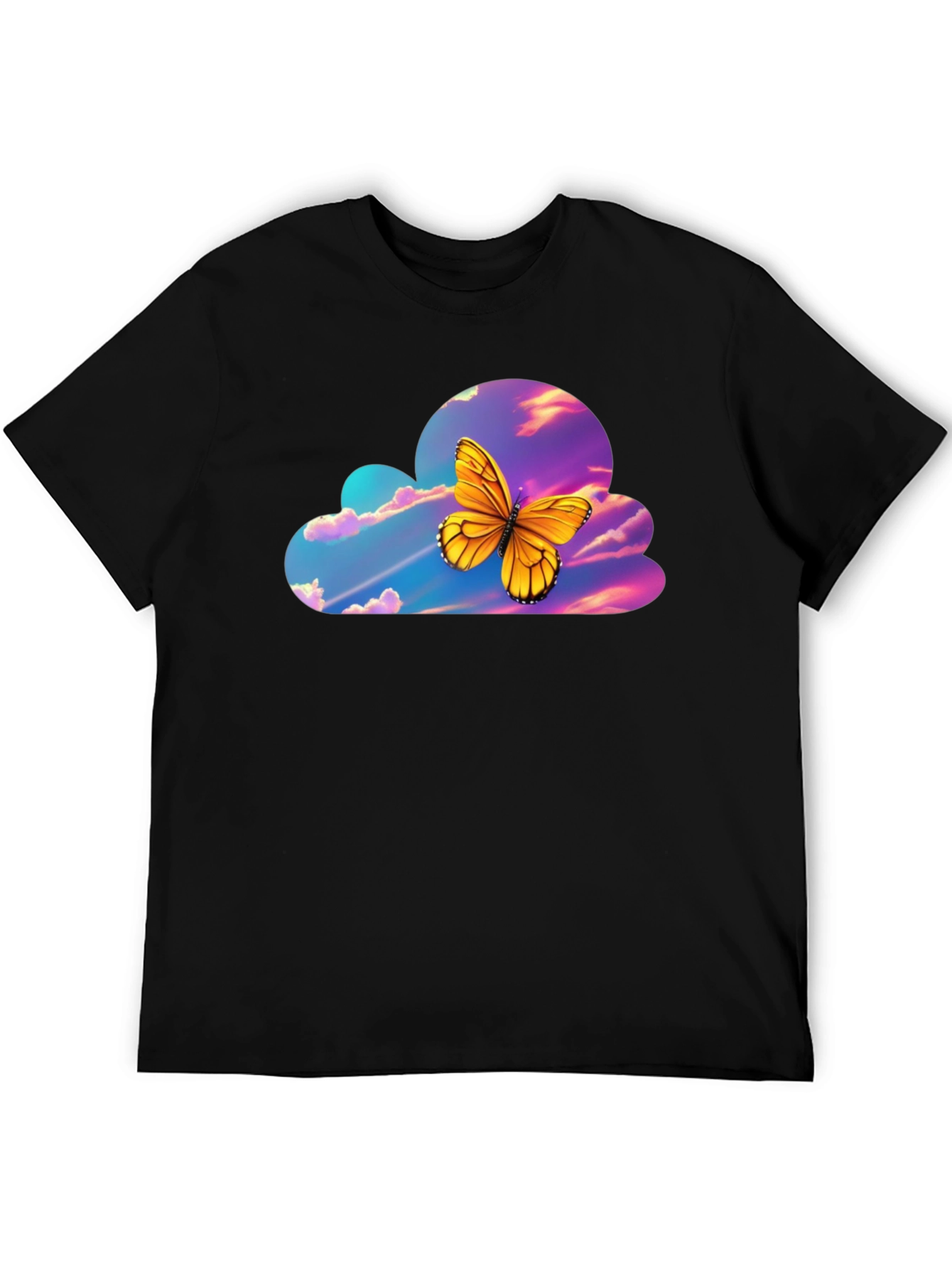 Butterfly Cloud Graphic T-Shirt