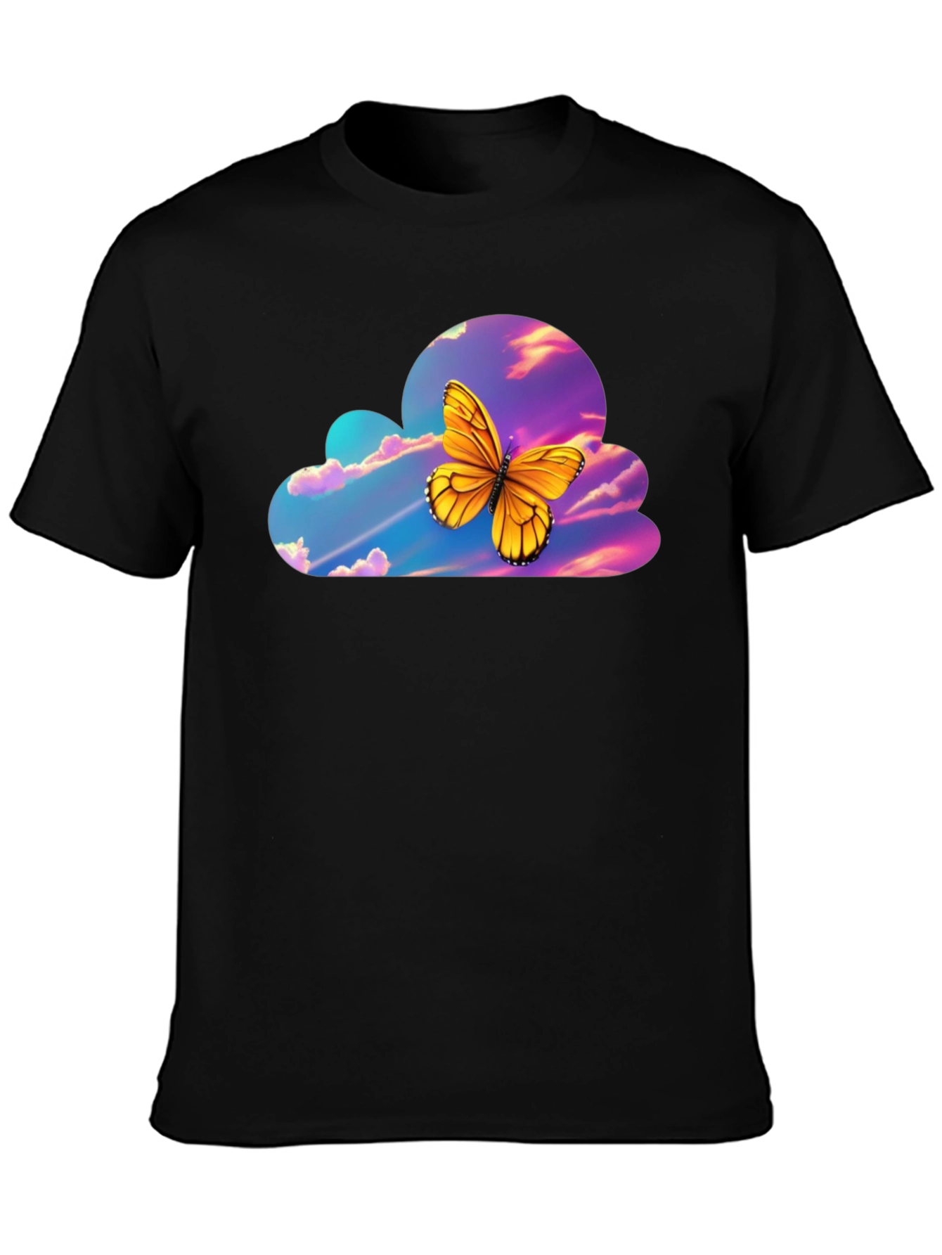 Butterfly Cloud Graphic T-Shirt