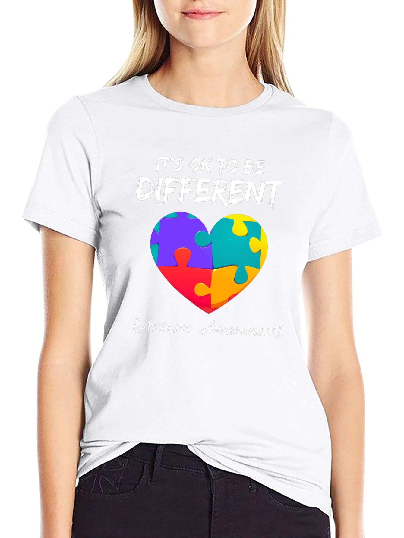 Autism Awareness Puzzle Heart T-Shirt