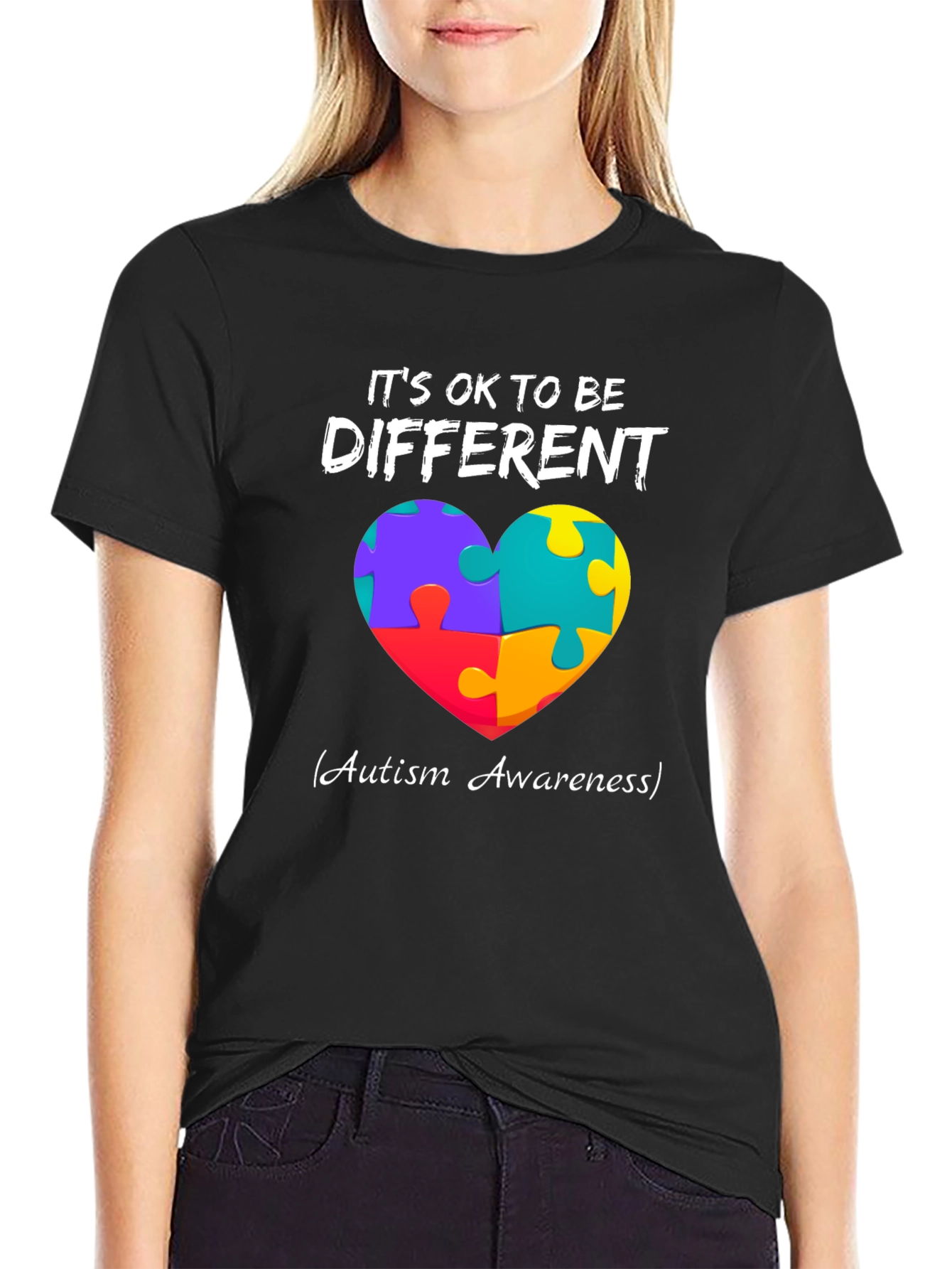 Autism Awareness Puzzle Heart T-Shirt