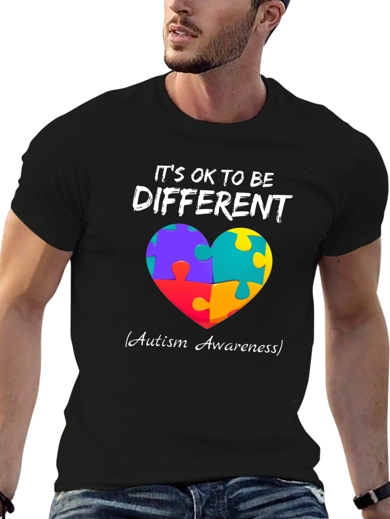 Autism Awareness Puzzle Heart T-Shirt