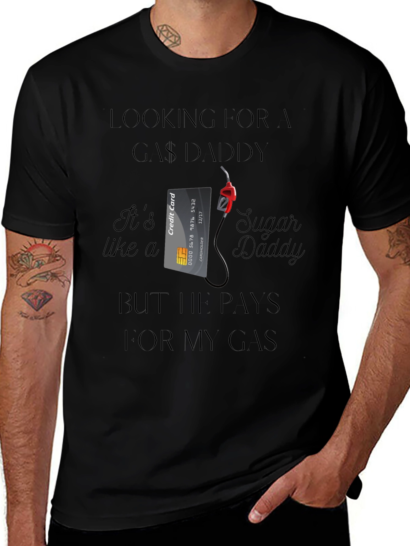 Gas Daddy Graphic T-Shirt Funny Gift