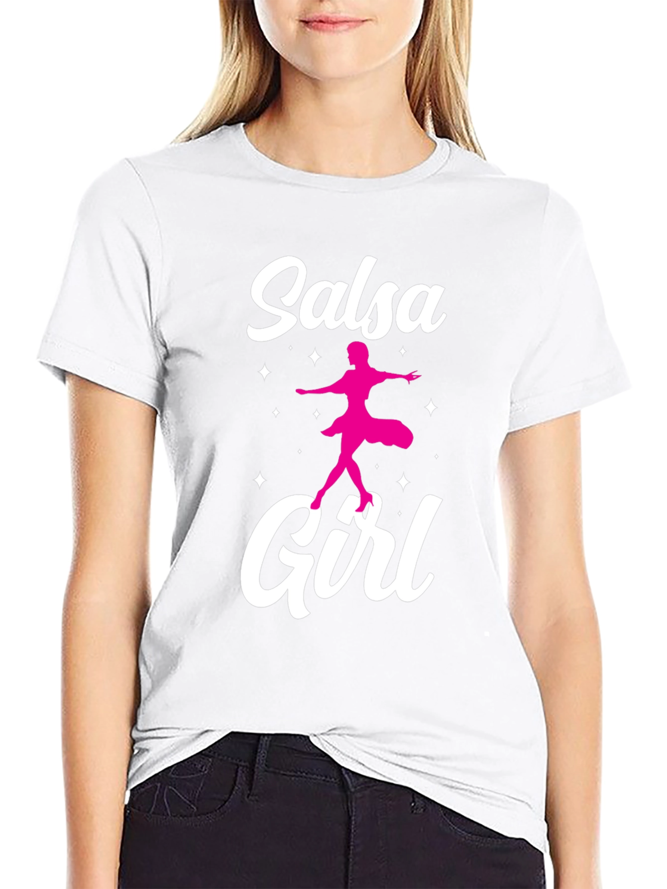 Salsa Girl Graphic Tee - Dance in Style!