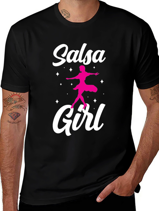 Salsa Girl Graphic Tee - Dance in Style!