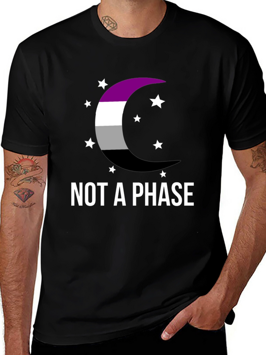 Asexual Pride Moon T-Shirt - Not A Phase