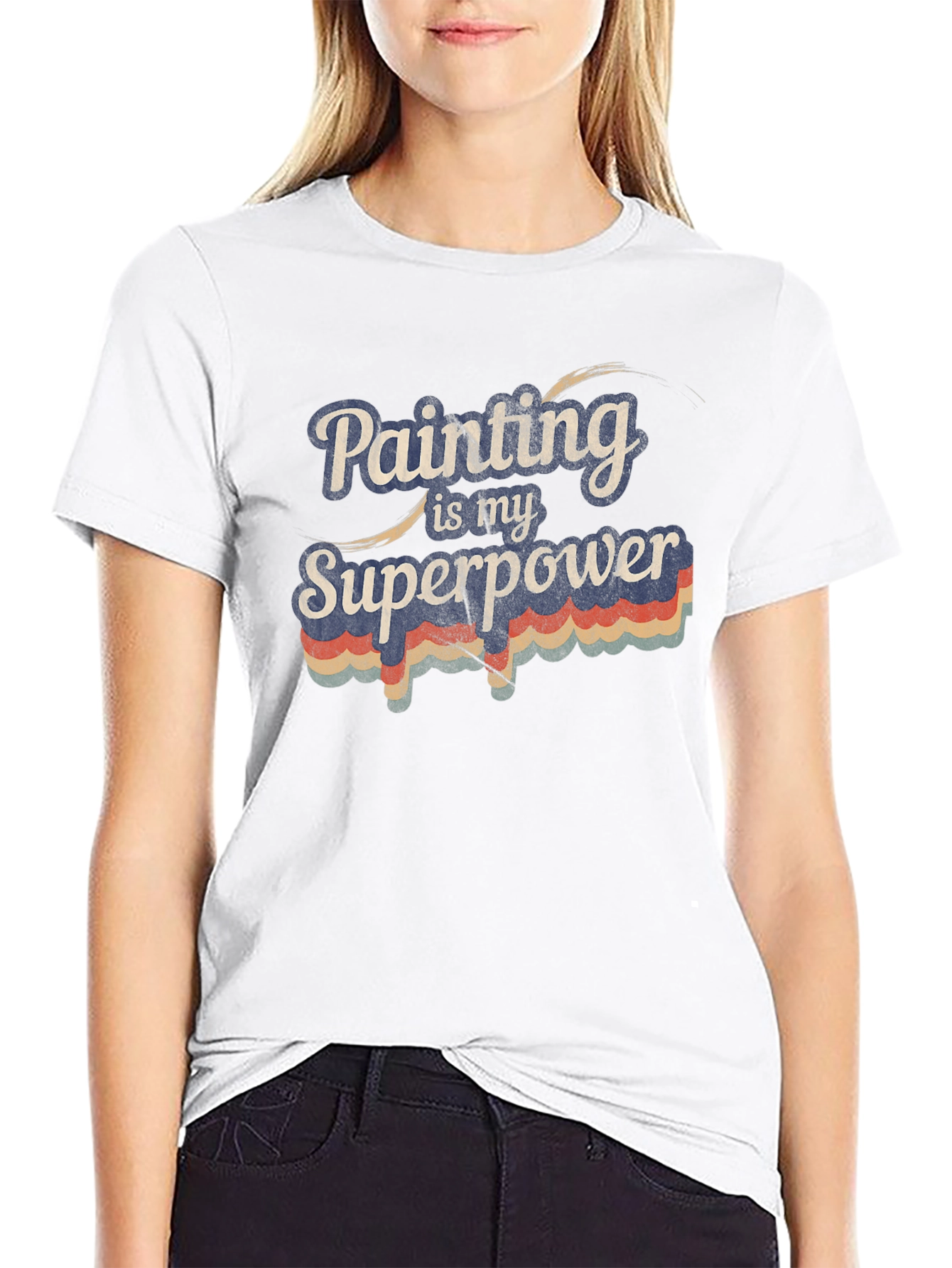 Painting is my Superpower Graphic Tee