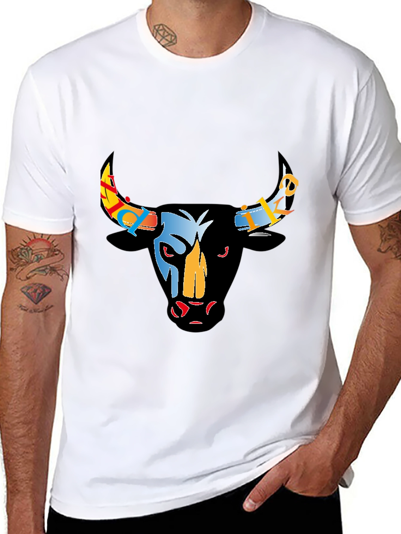 Bull Graphic T-Shirt - Bold & Unique Design
