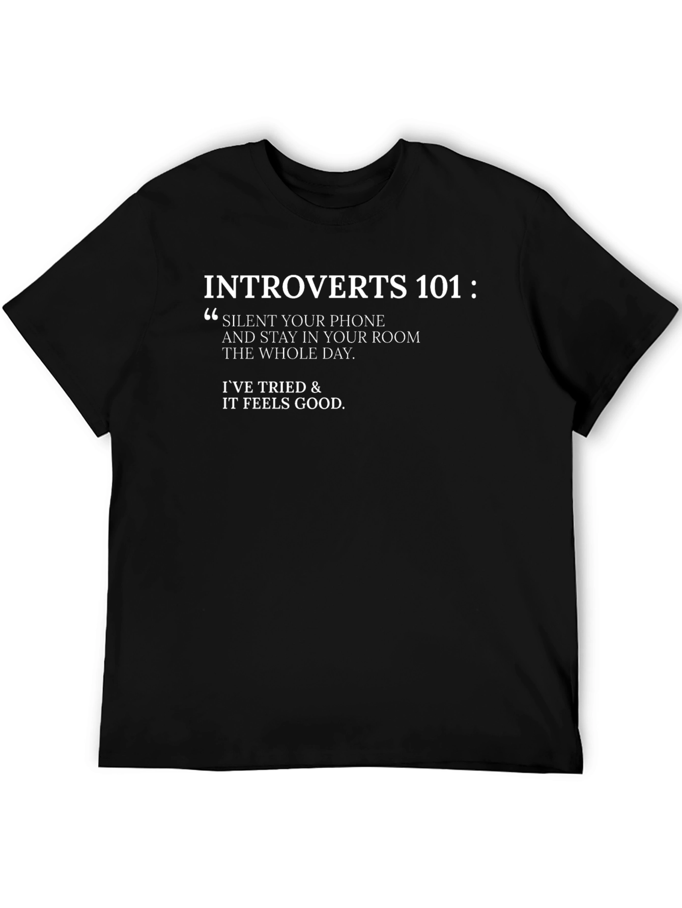 Introverts 101 Funny Graphic Tee