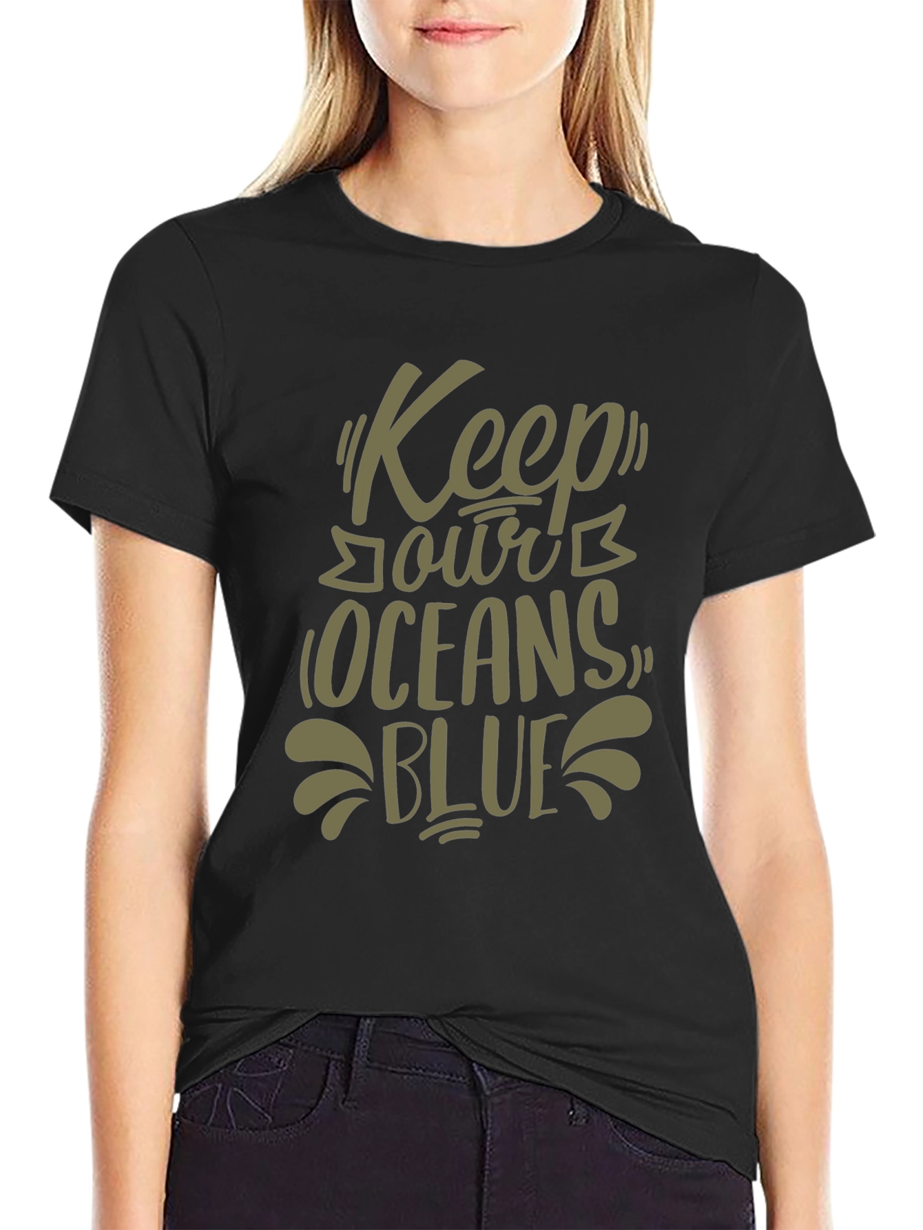 Keep Our Oceans Blue Graphic T-Shirt