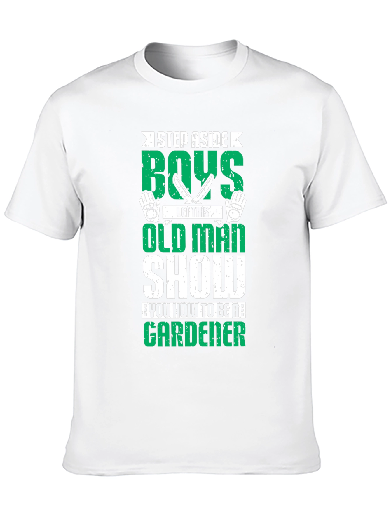 Gardener Old Man Graphic T-Shirt