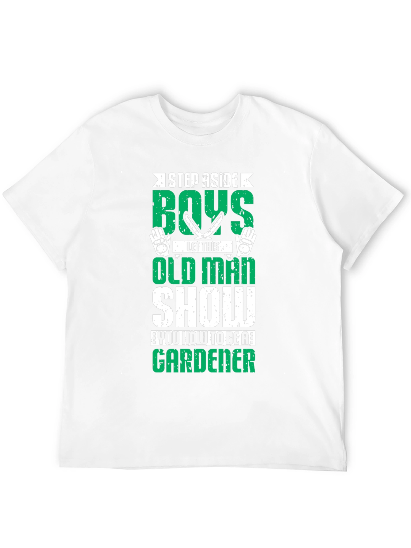 Gardener Old Man Graphic T-Shirt