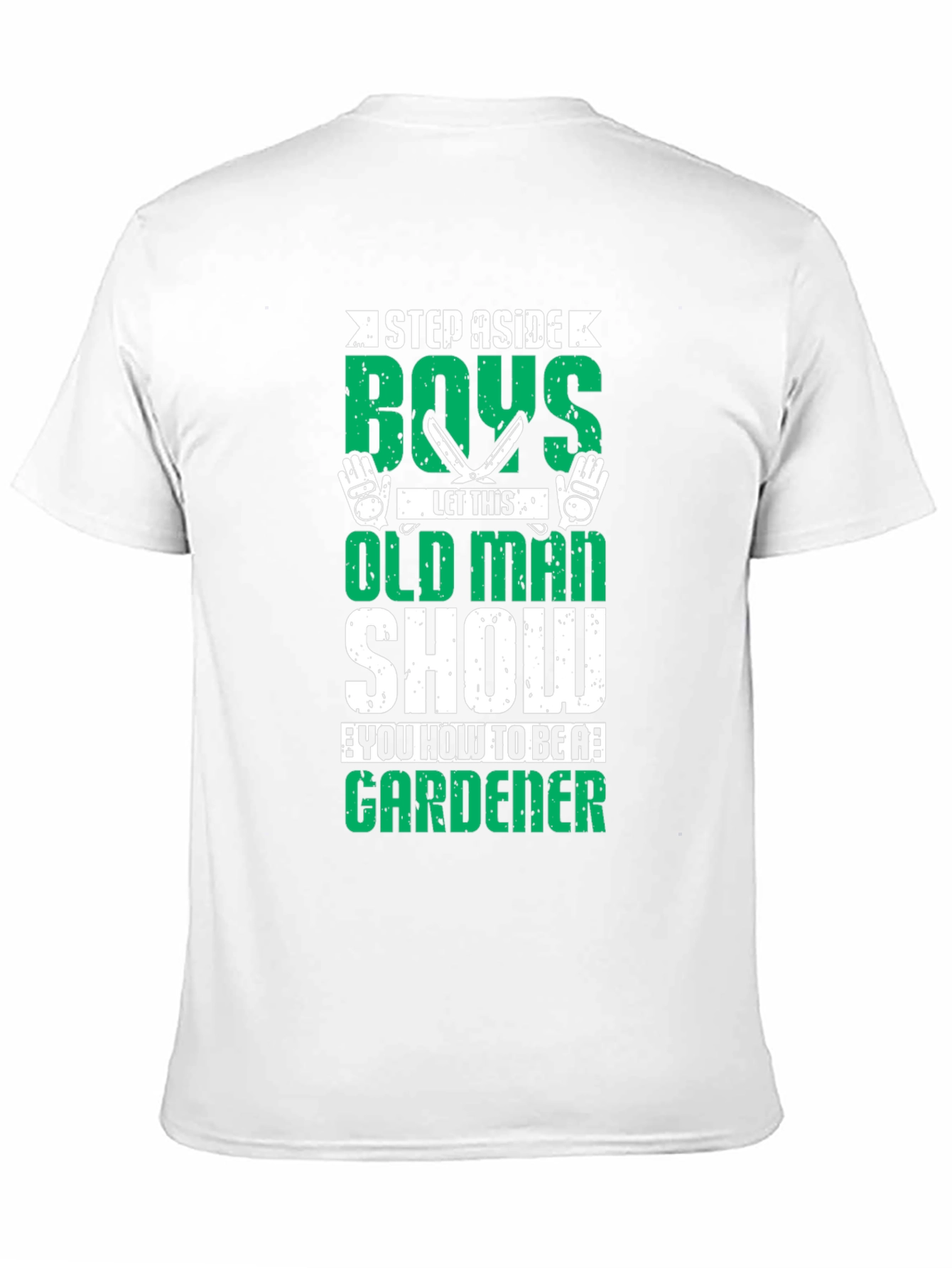 Gardener Old Man Graphic T-Shirt