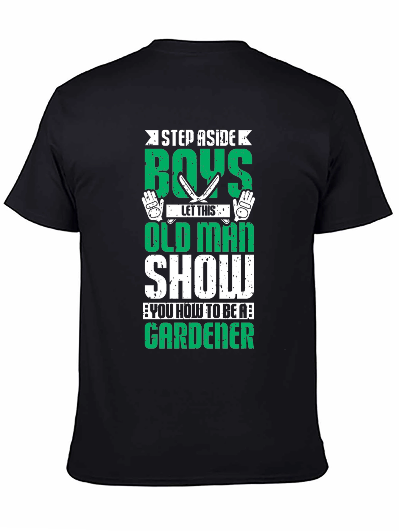 Gardener Old Man Graphic T-Shirt