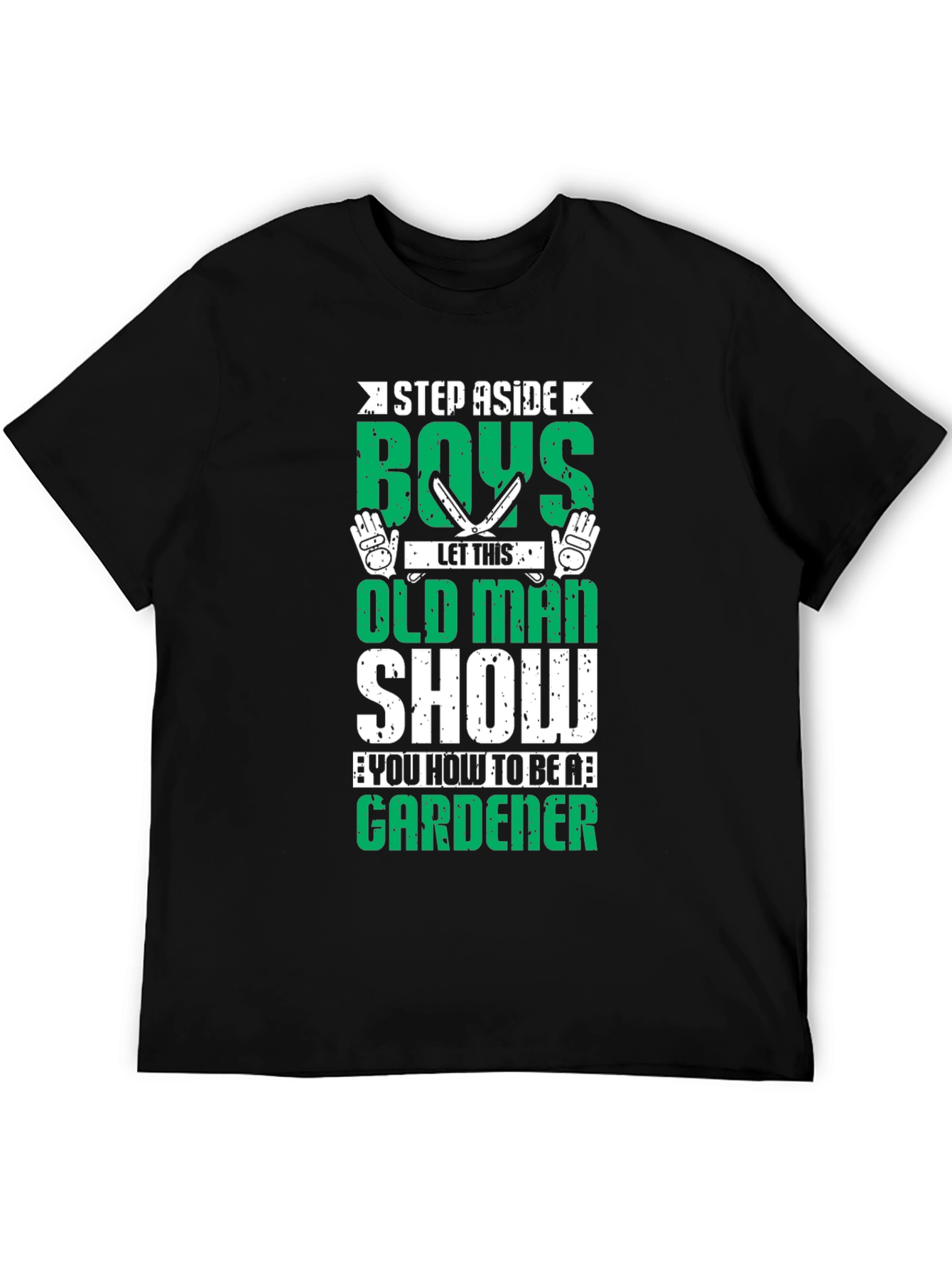 Gardener Old Man Graphic T-Shirt