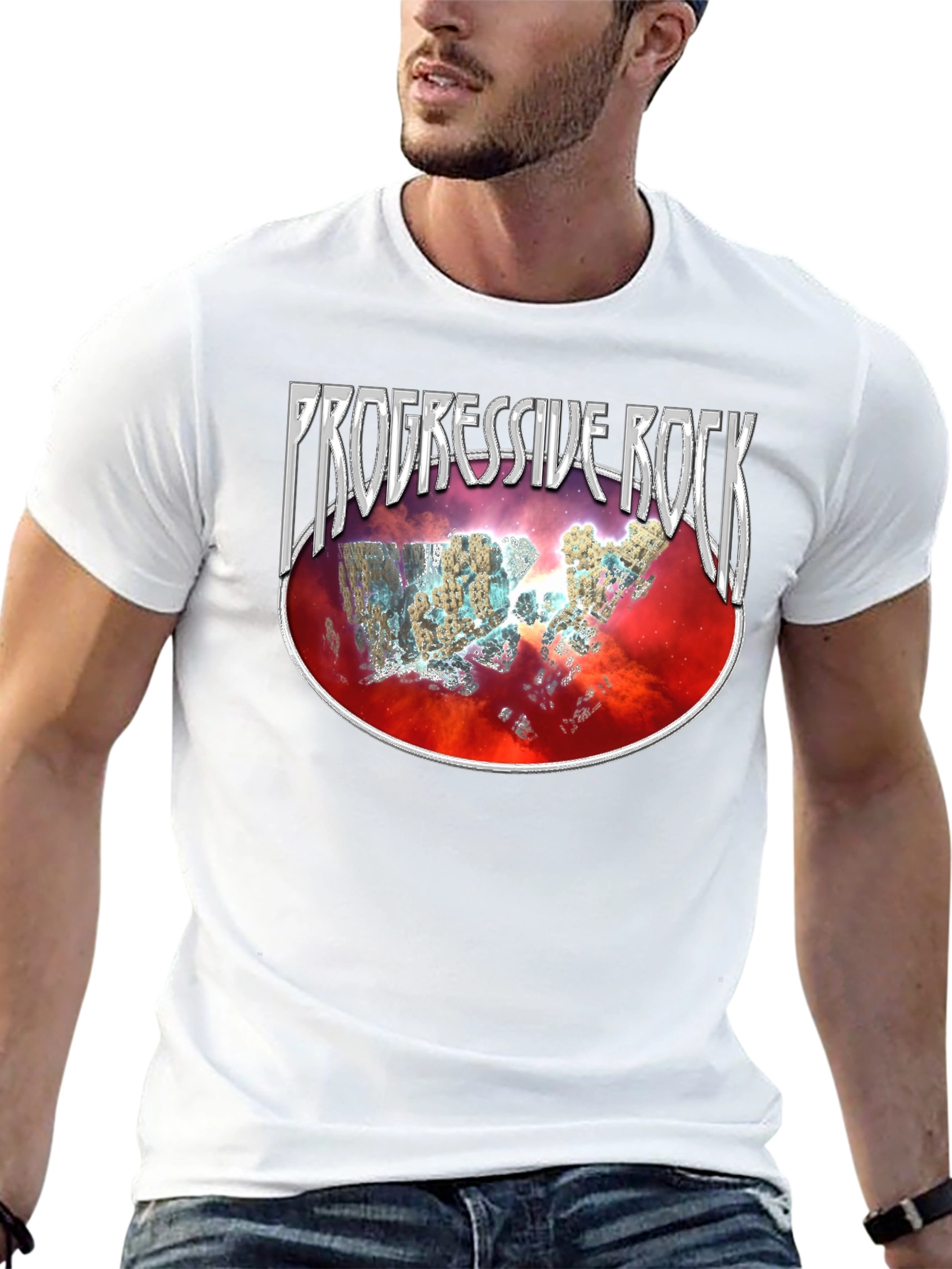 Progressive Rock Graphic Tee - Bold & Unique Design