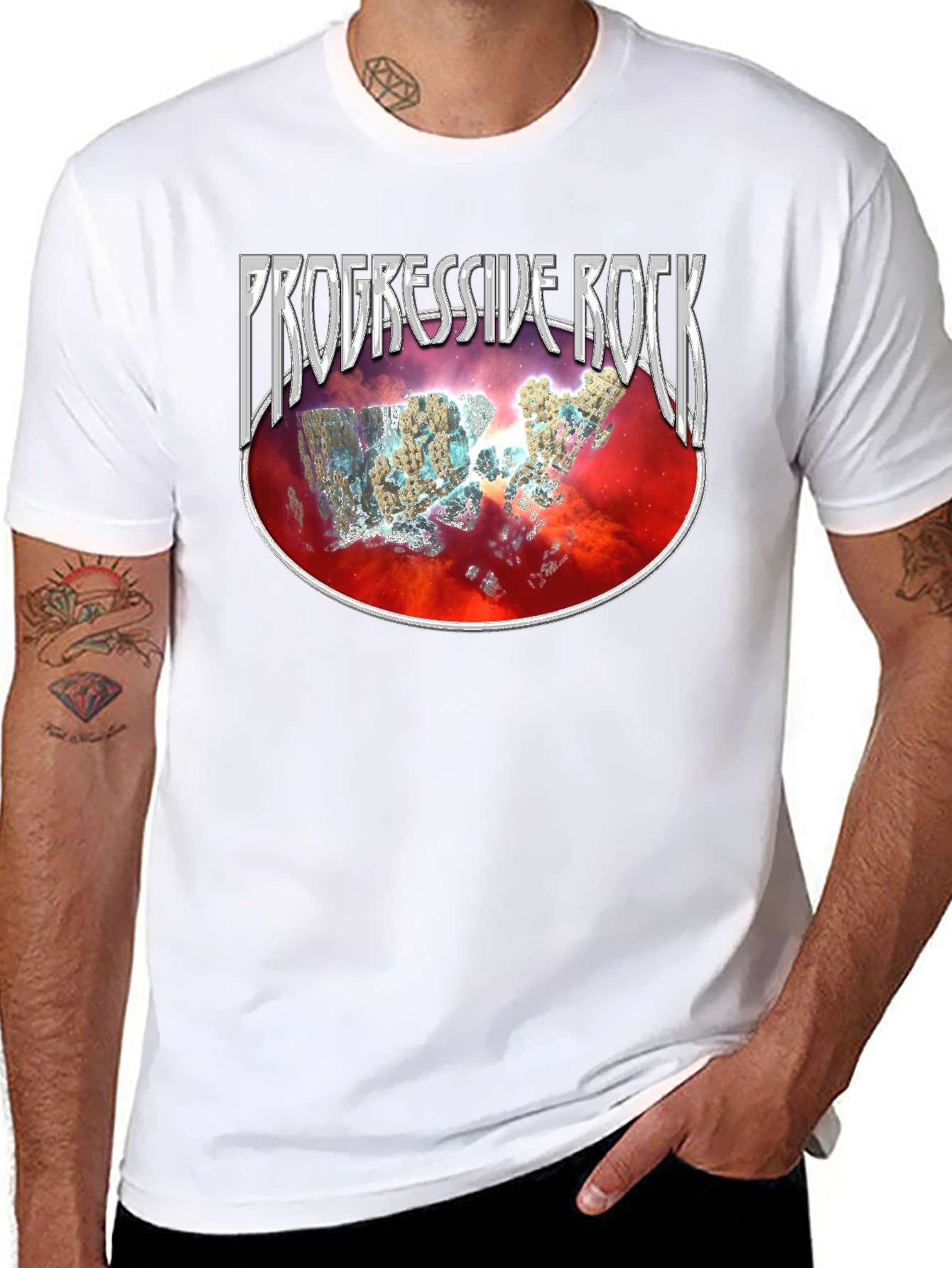 Progressive Rock Graphic Tee - Bold & Unique Design