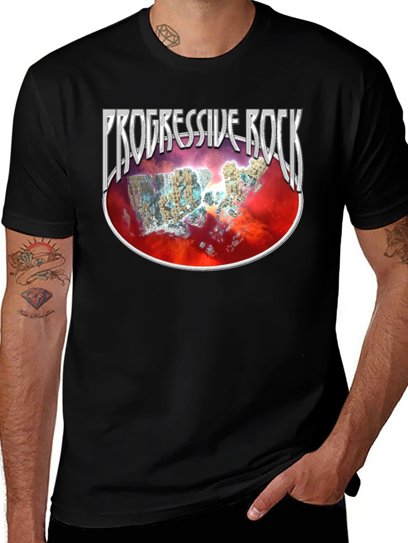 Progressive Rock Graphic Tee - Bold & Unique Design
