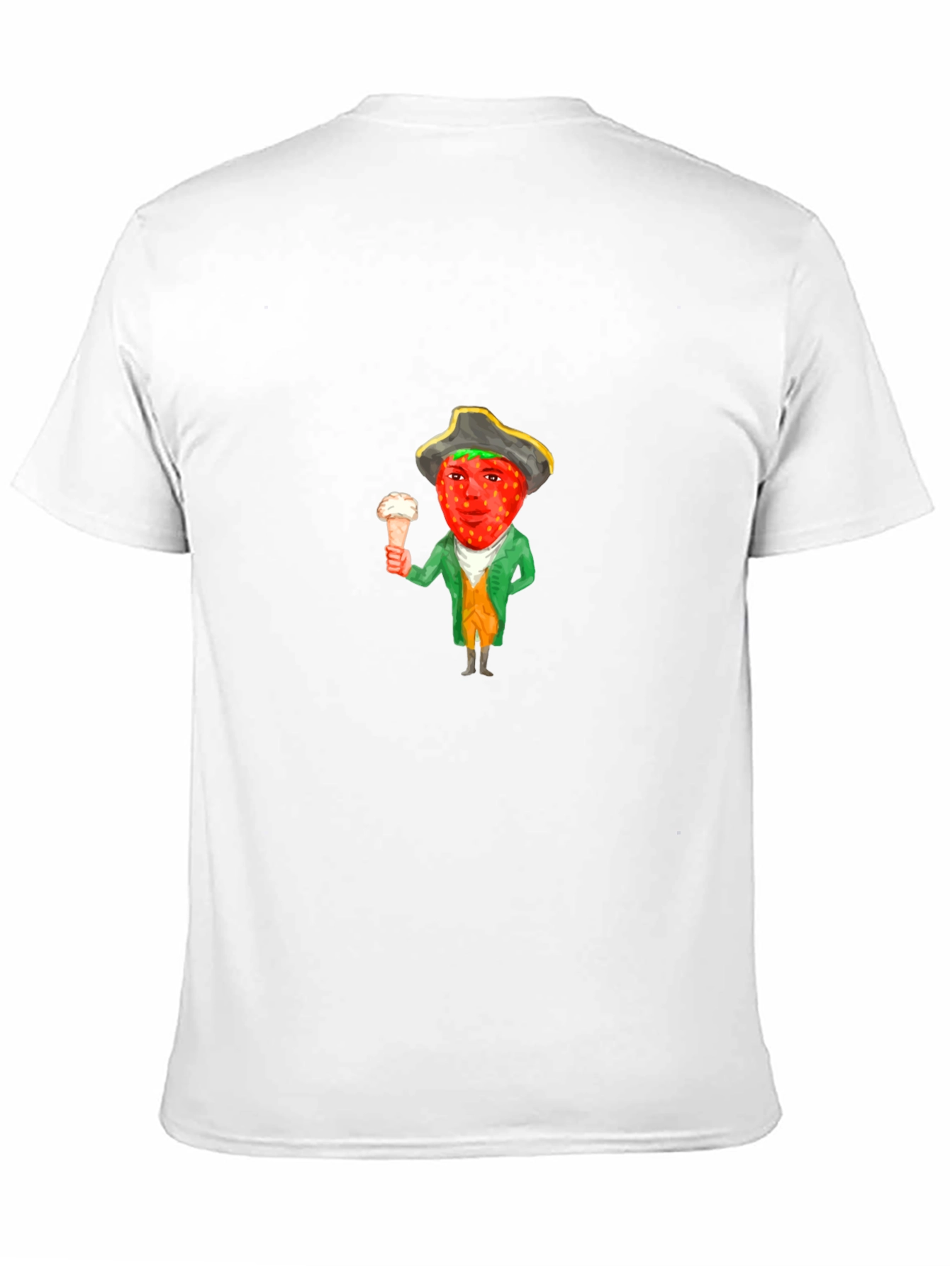 Strawberry Gentleman T-Shirt - Unique Graphic Tee