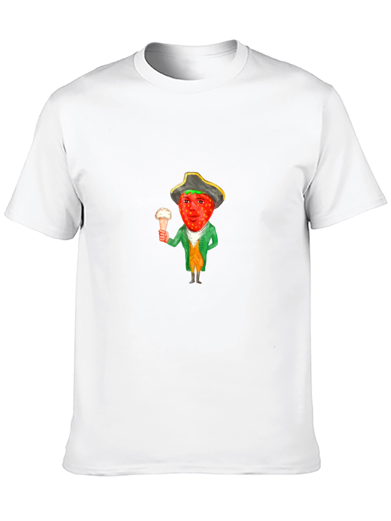 Strawberry Gentleman T-Shirt - Unique Graphic Tee