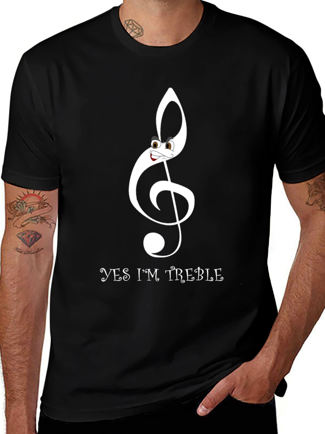 Funny Yes Im Treble Music T-Shirt