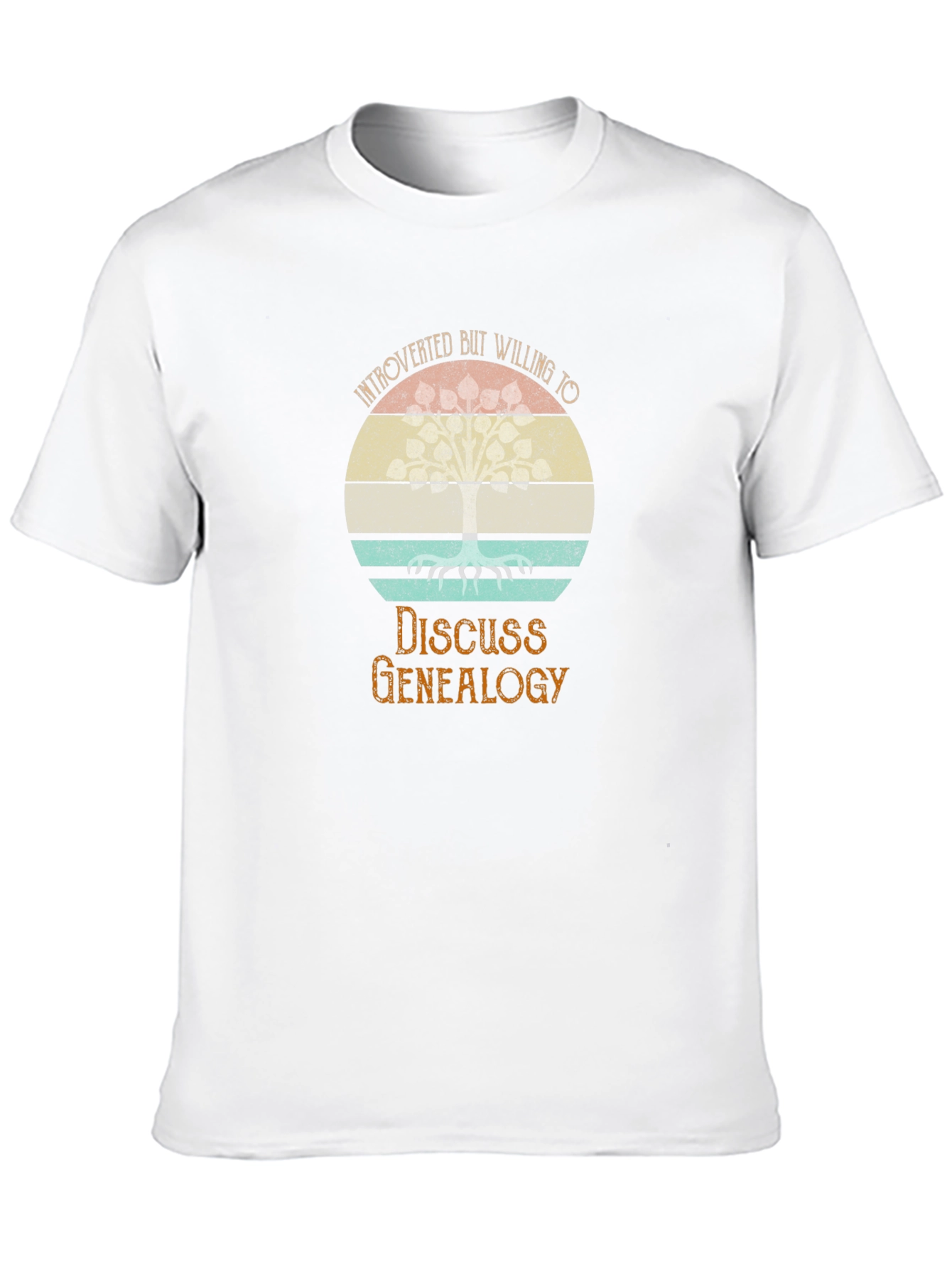Introverted Genealogy T-Shirt - Family Tree Design