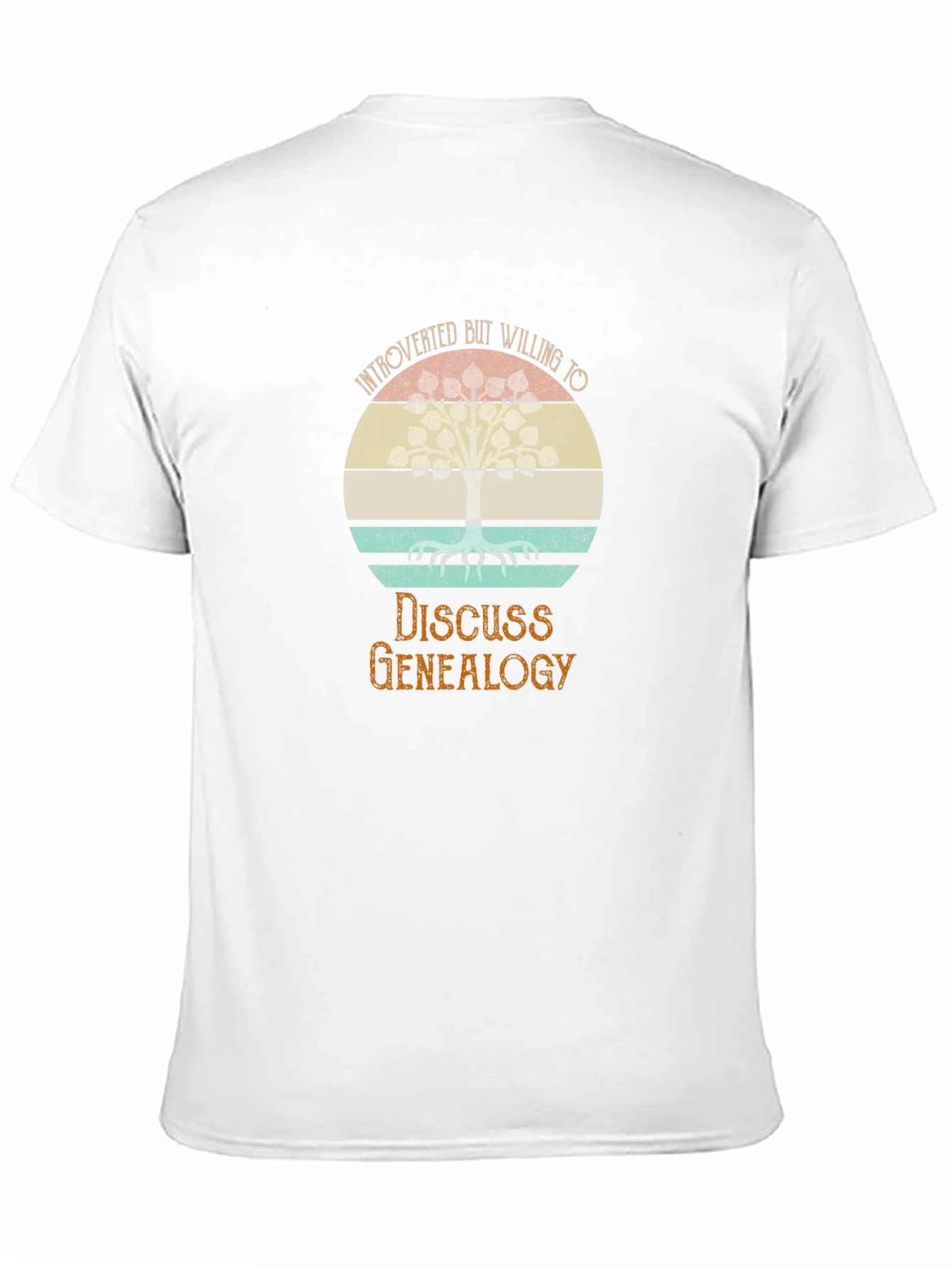 Introverted Genealogy T-Shirt - Family Tree Design