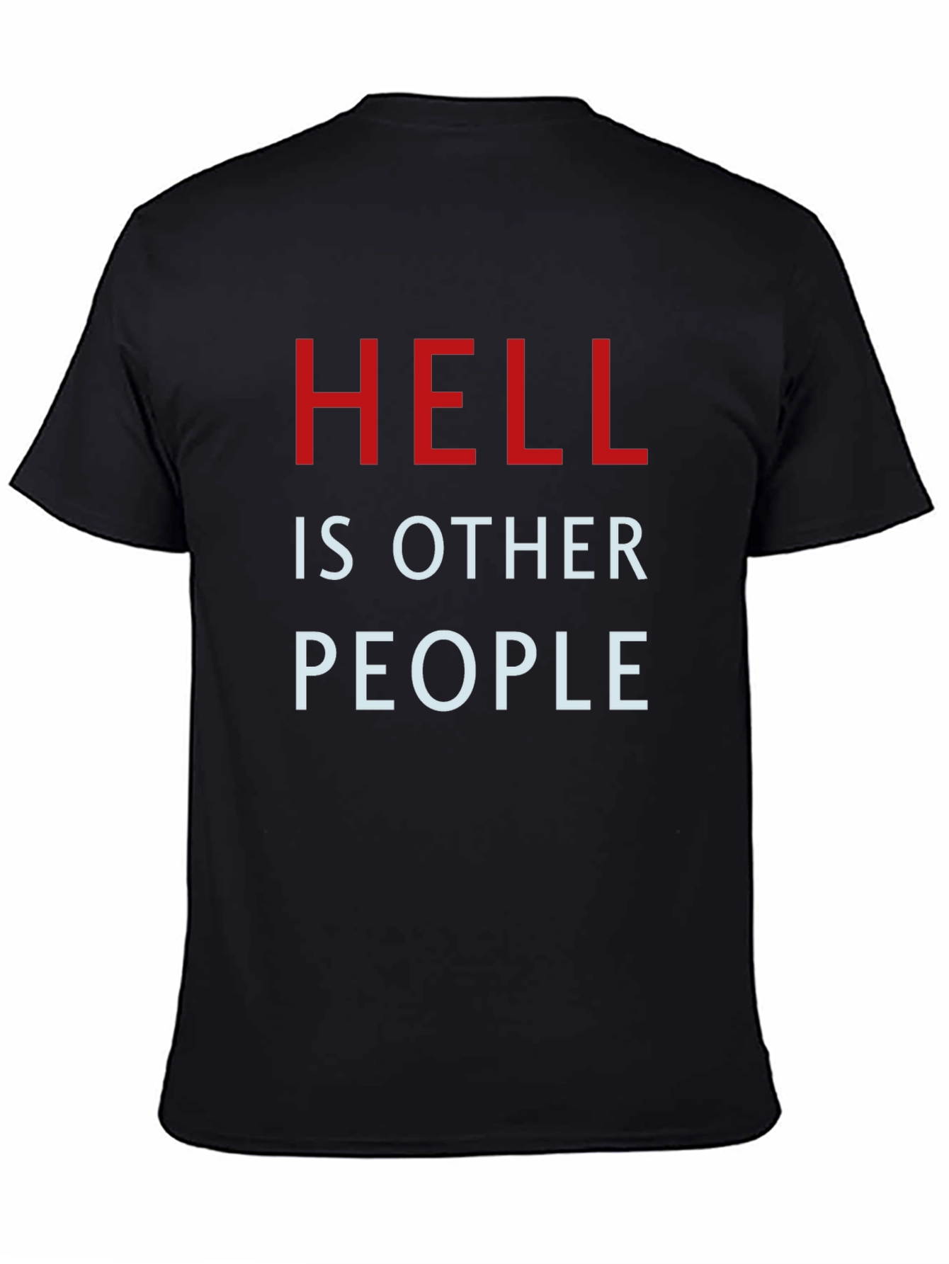 Hell is Other People Graphic Tee - Black