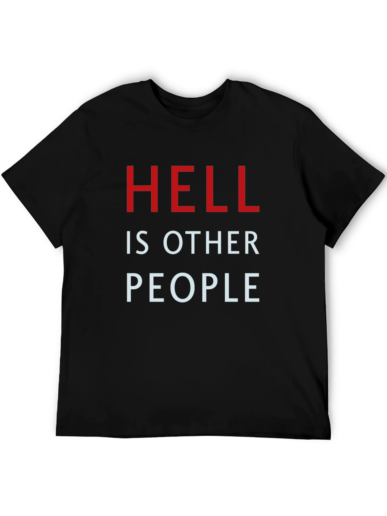 Hell is Other People Graphic Tee - Black