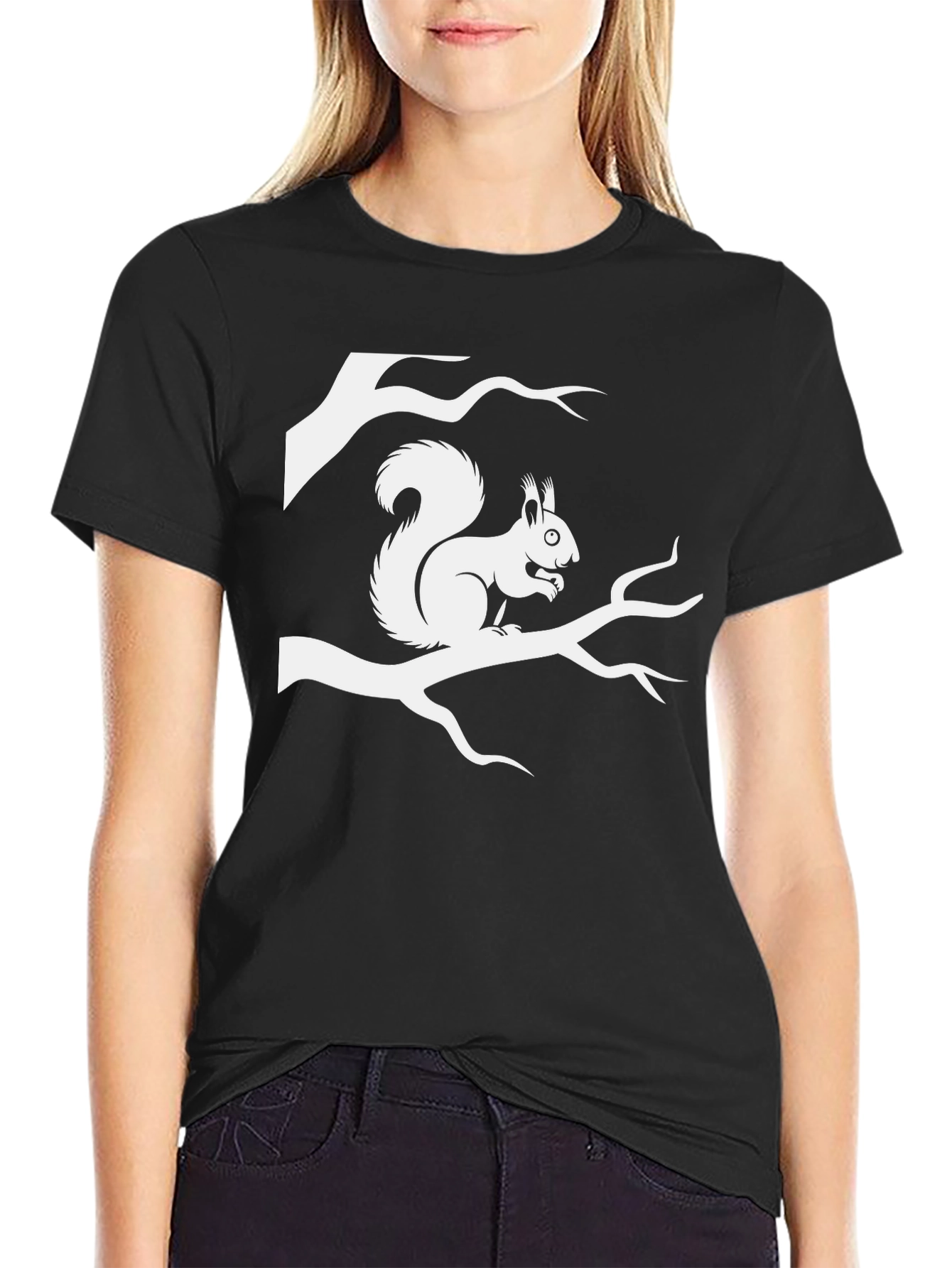 Squirrel Branch Graphic Tee - Nature Lovers Shirt