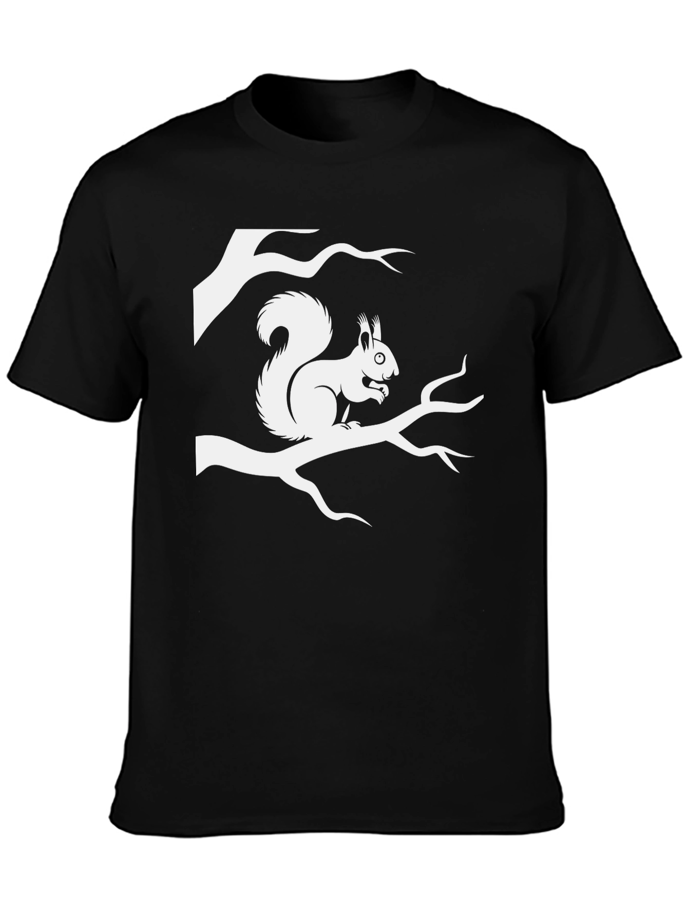 Squirrel Branch Graphic Tee - Nature Lovers Shirt
