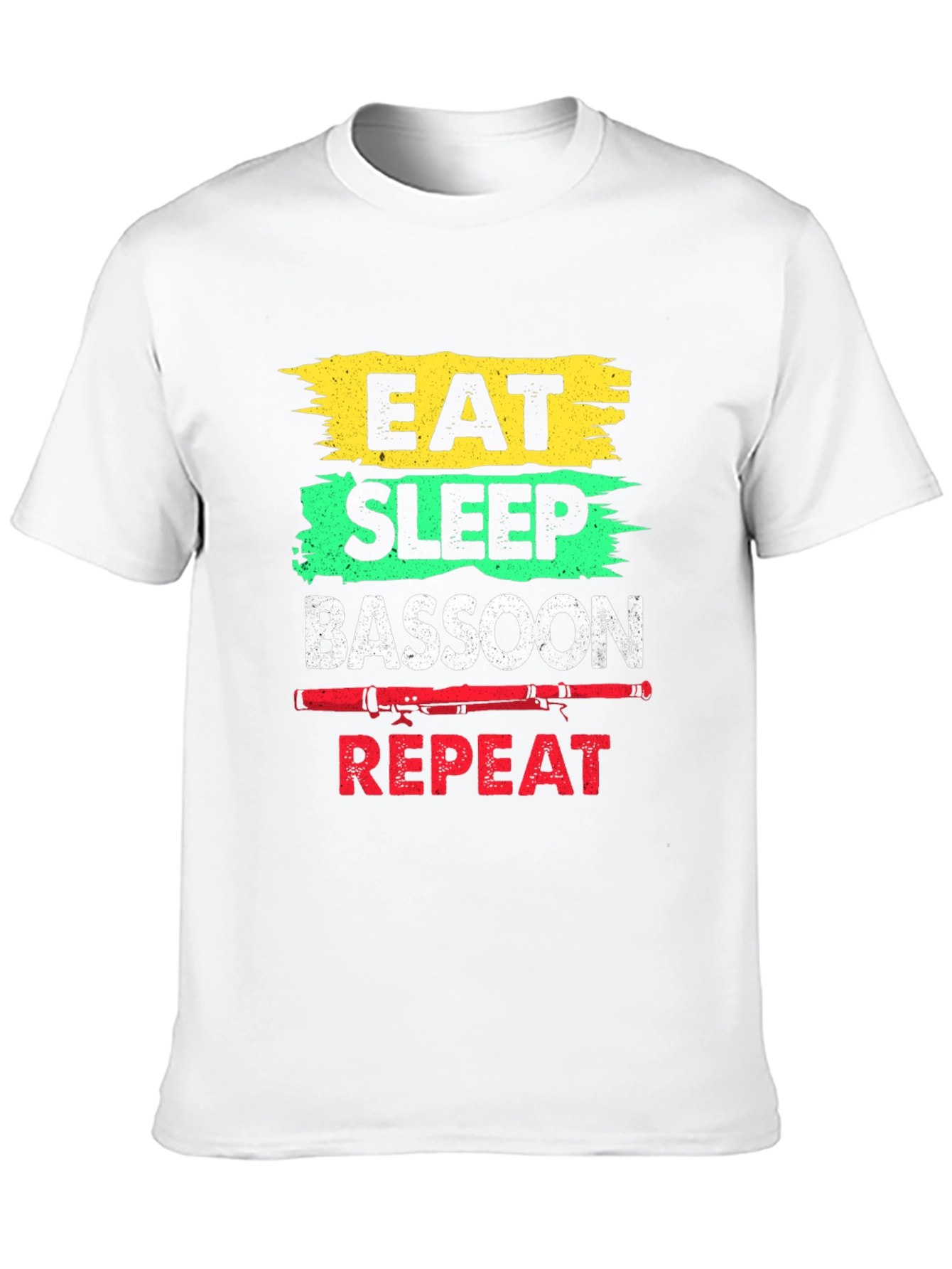 Eat Sleep Bassoon Repeat Graphic T-Shirt